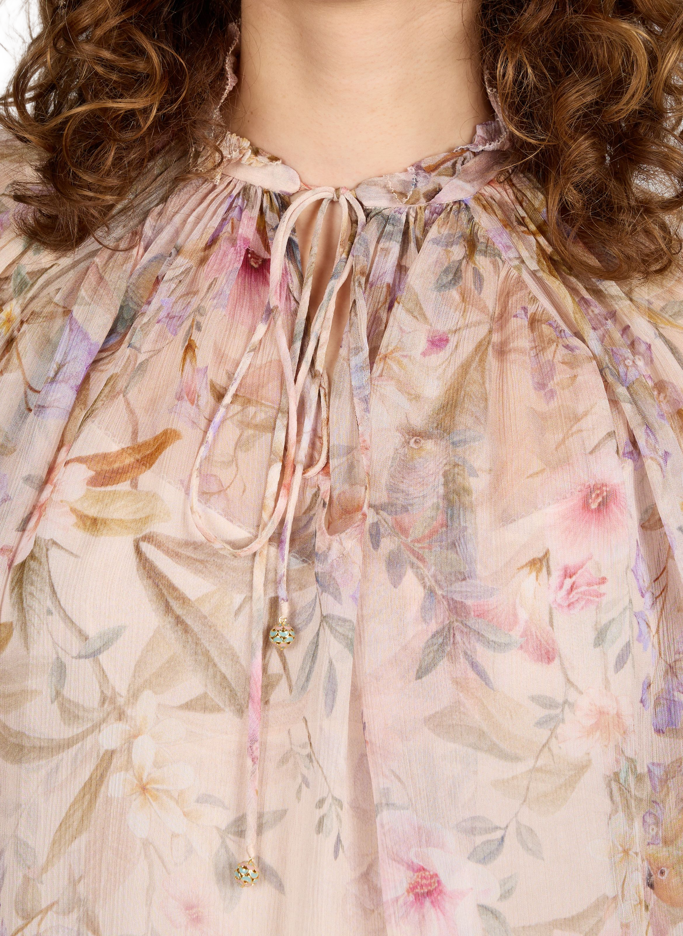 Blouse à motifs floraux ZIMMERMANN Multicolore