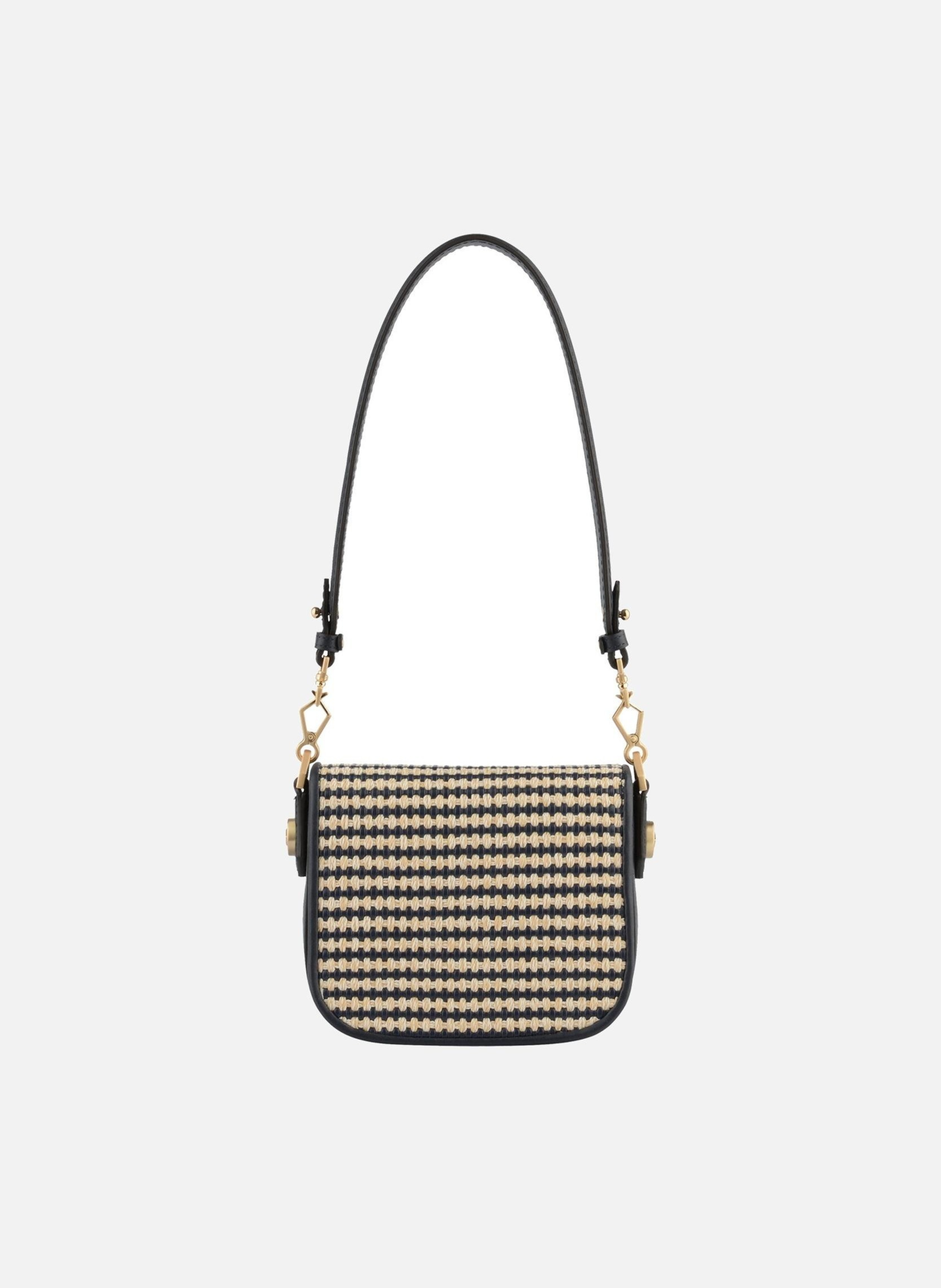 Sèvres tressé | sac porté épaule POURCHET Bleu