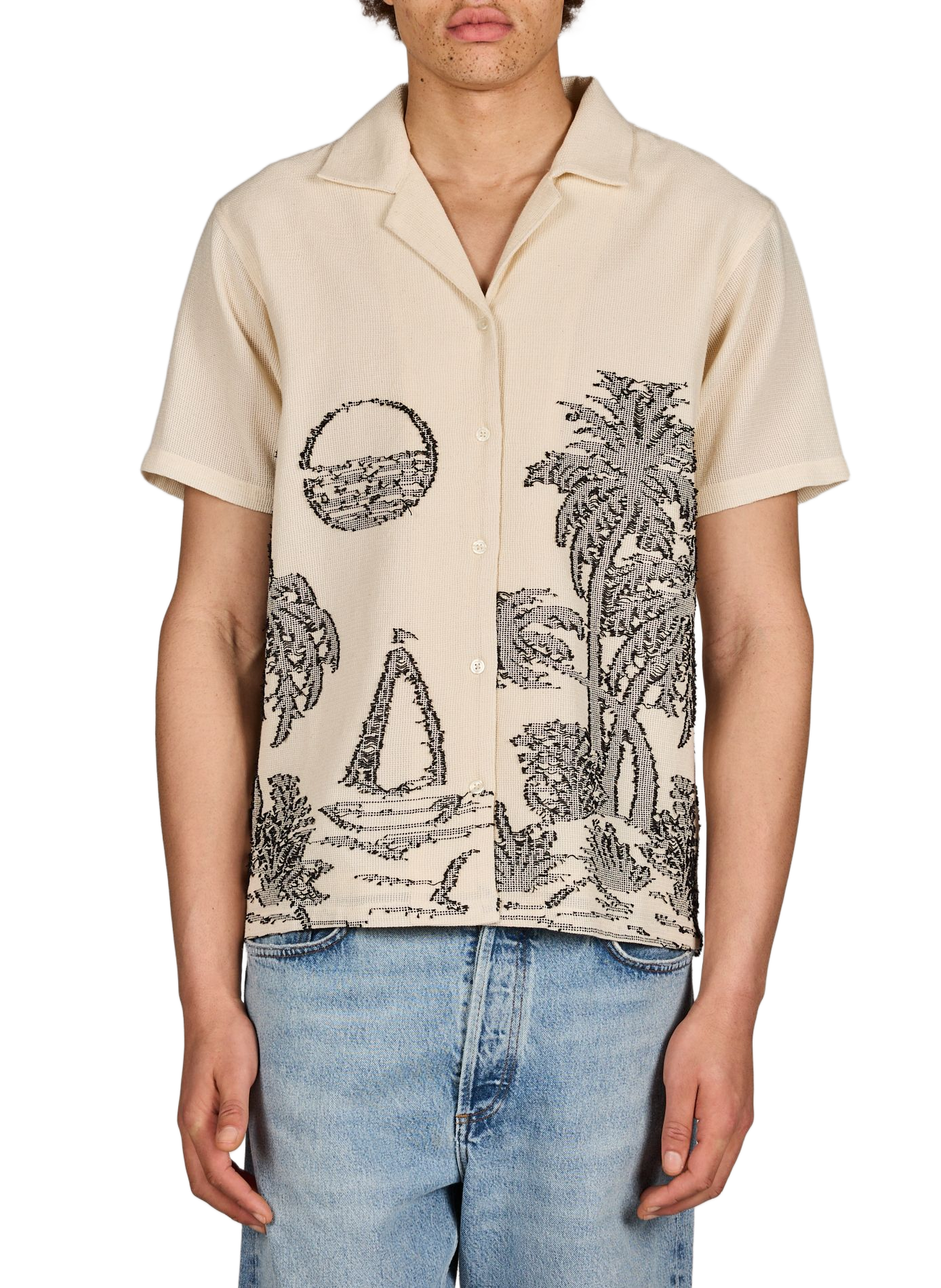 Chemise Morney Evasion en coton  MAISON LABICHE Blanc