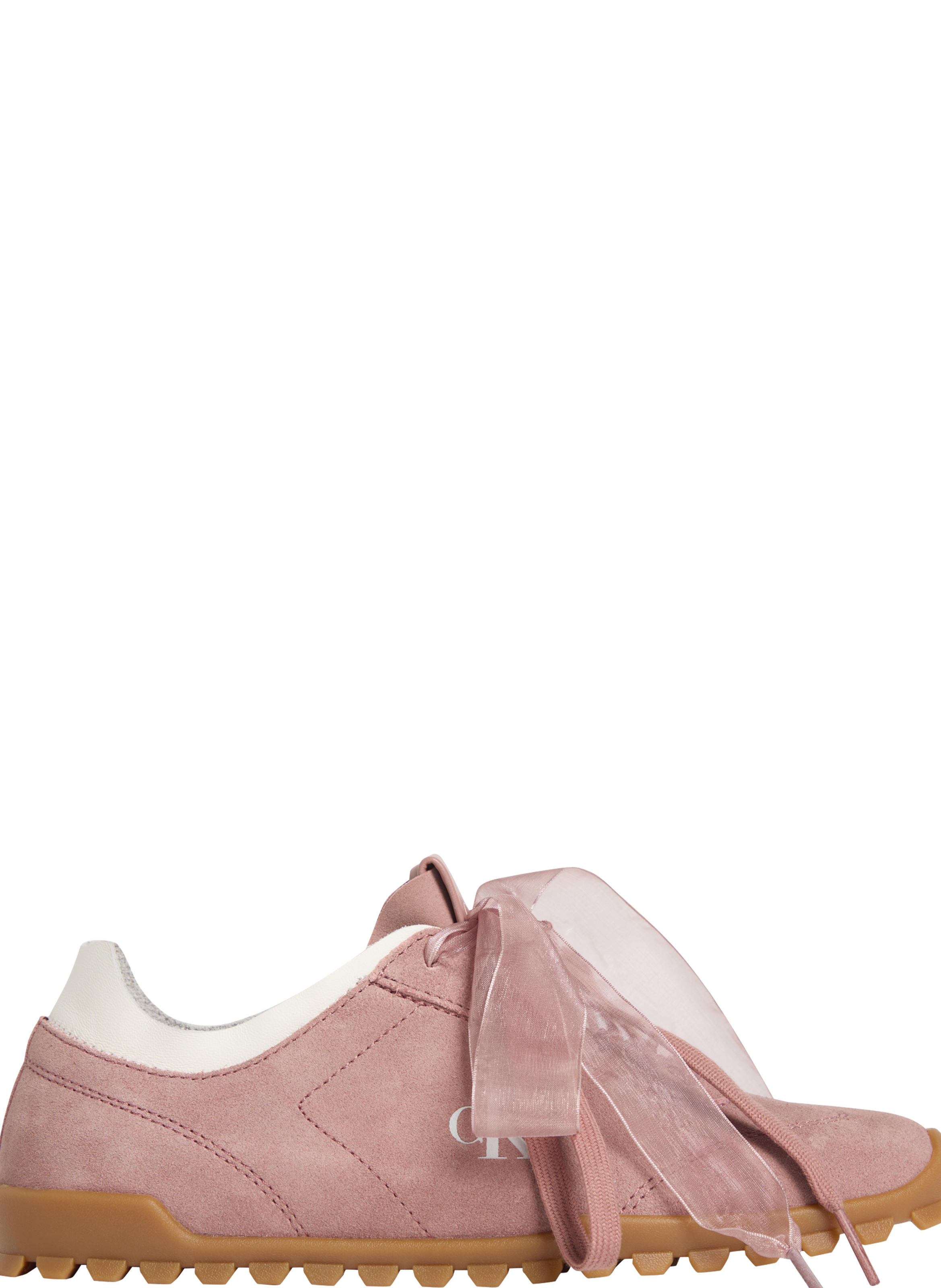 Low-top suede running sneakers Murica CALVIN KLEIN Pink