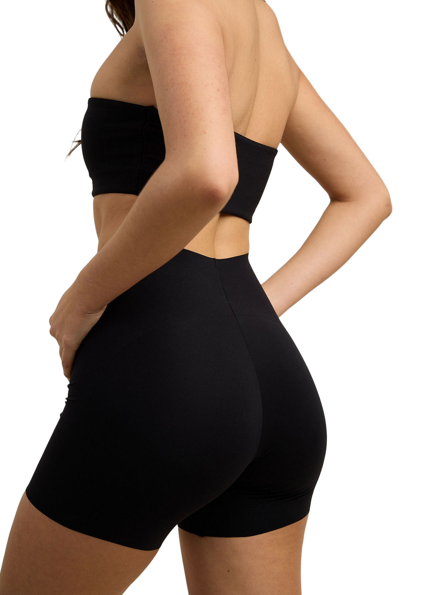 Shorty de bain de sculptant YADE Black