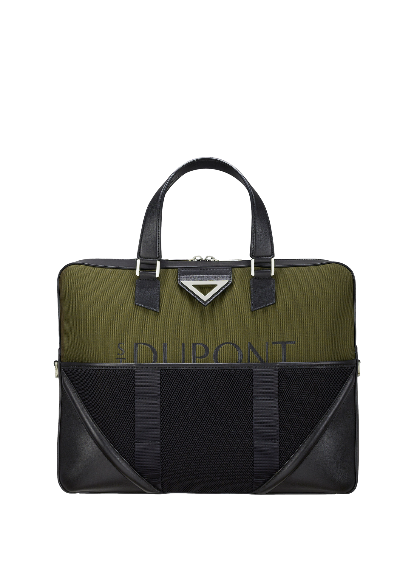 Dokumententasche Explorer Challenge aus Leder. S.T. DUPONT Grun