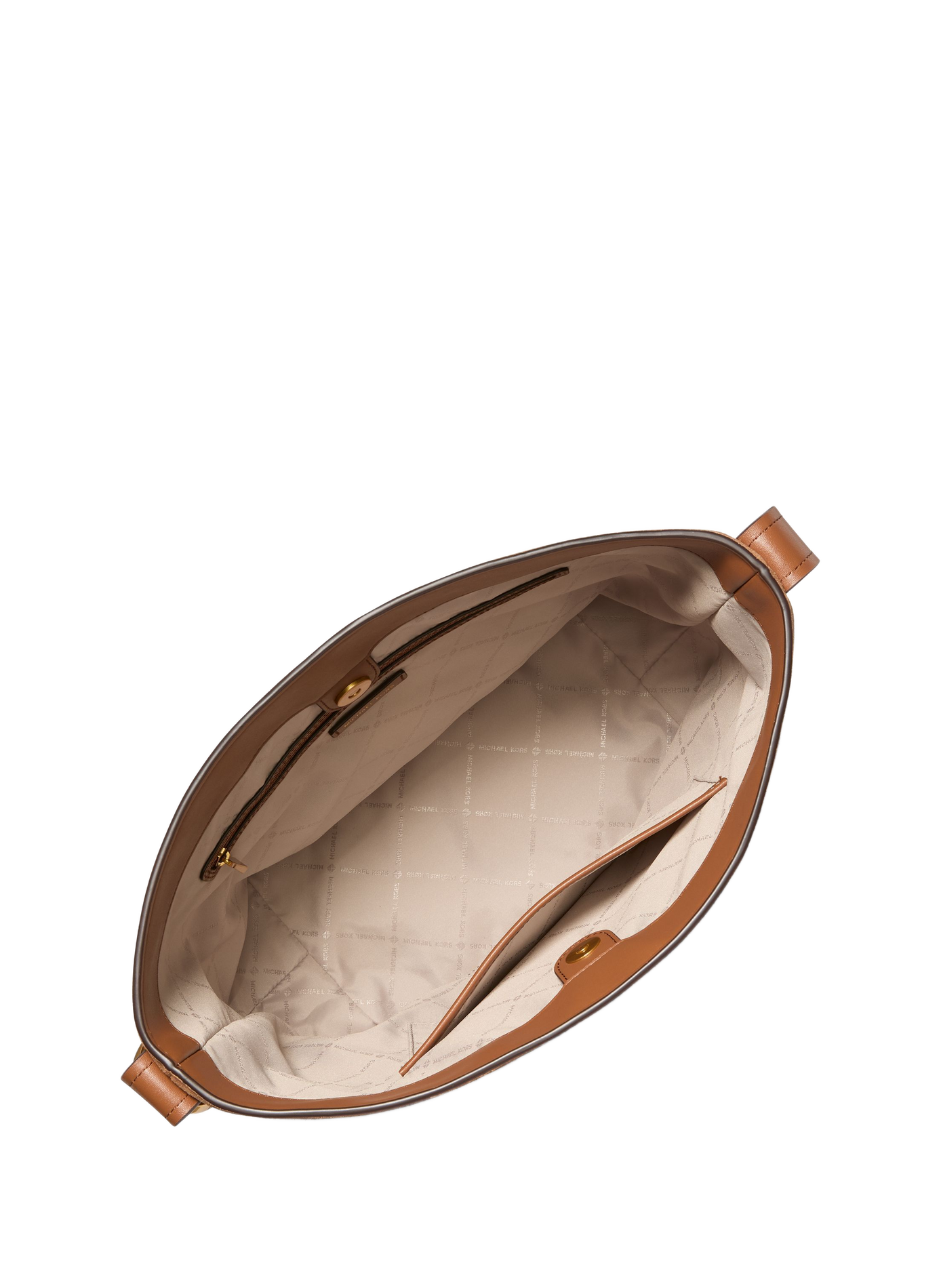 Nolita Bucket Bag with Adjustable Leather Shoulder Strap MICHAEL KORS Brown