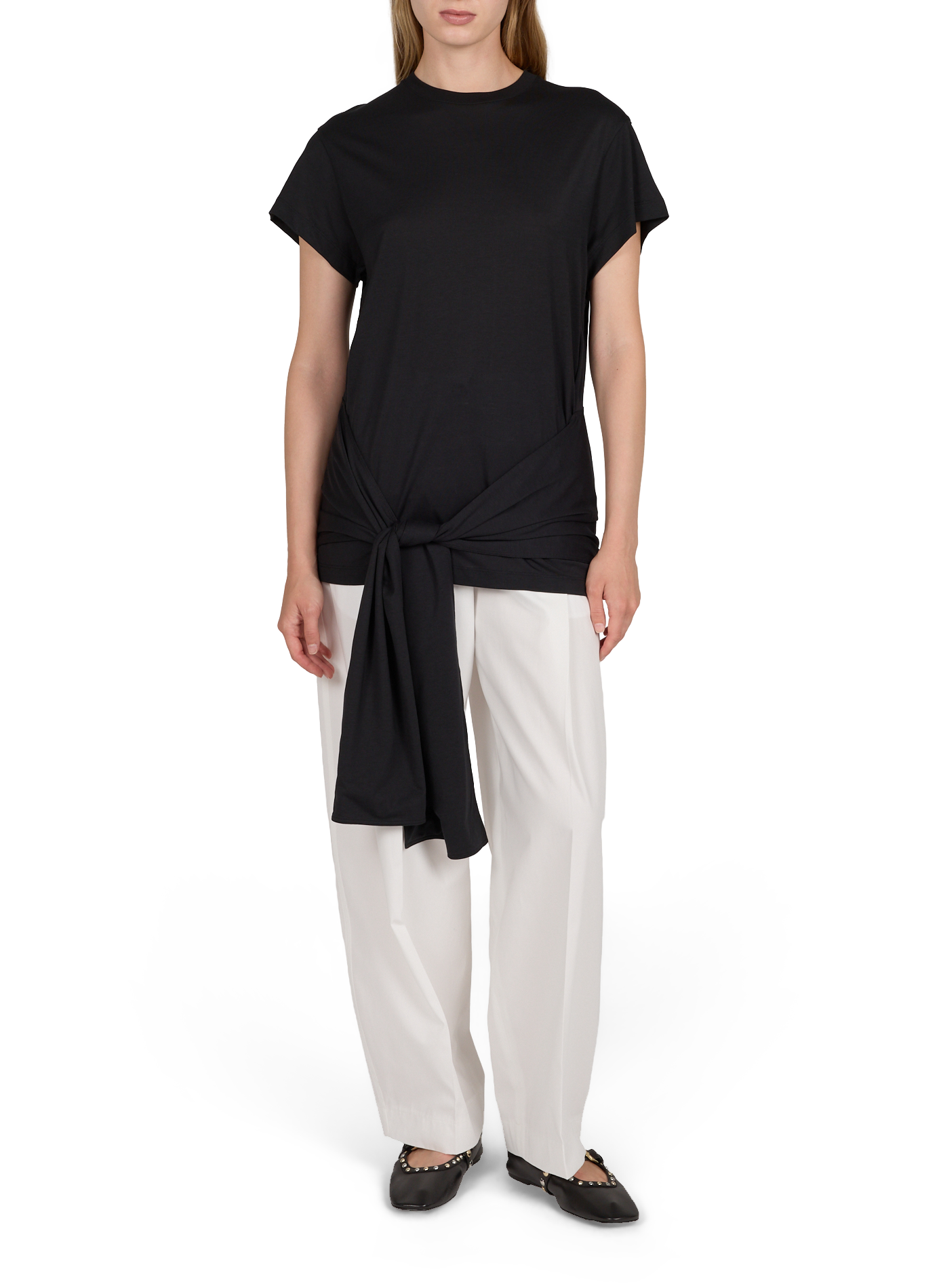 Tee-shirt droit TOTEME Noir