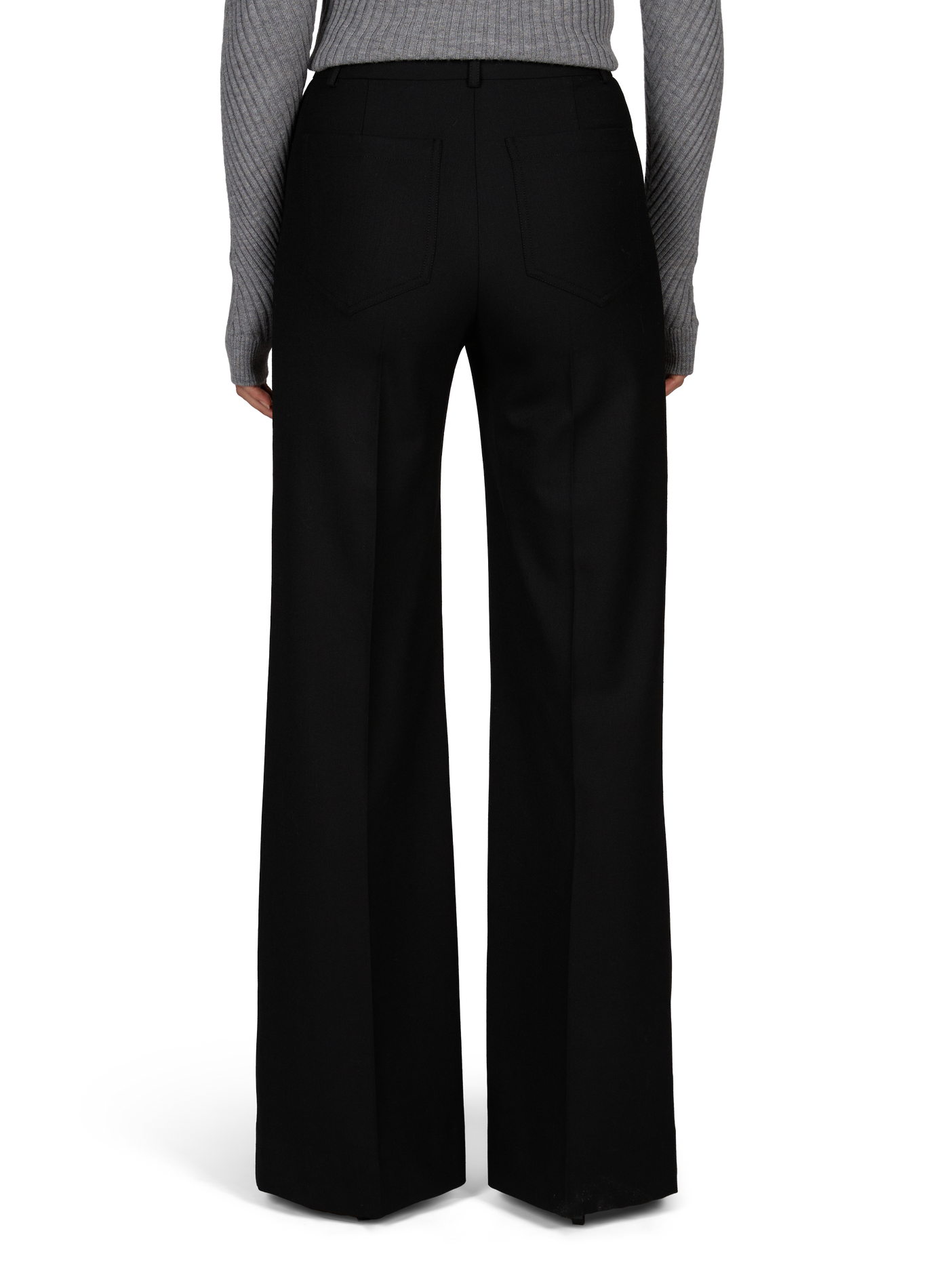 Alina high-waisted pleated trousers VICTORIA BECKHAM Black