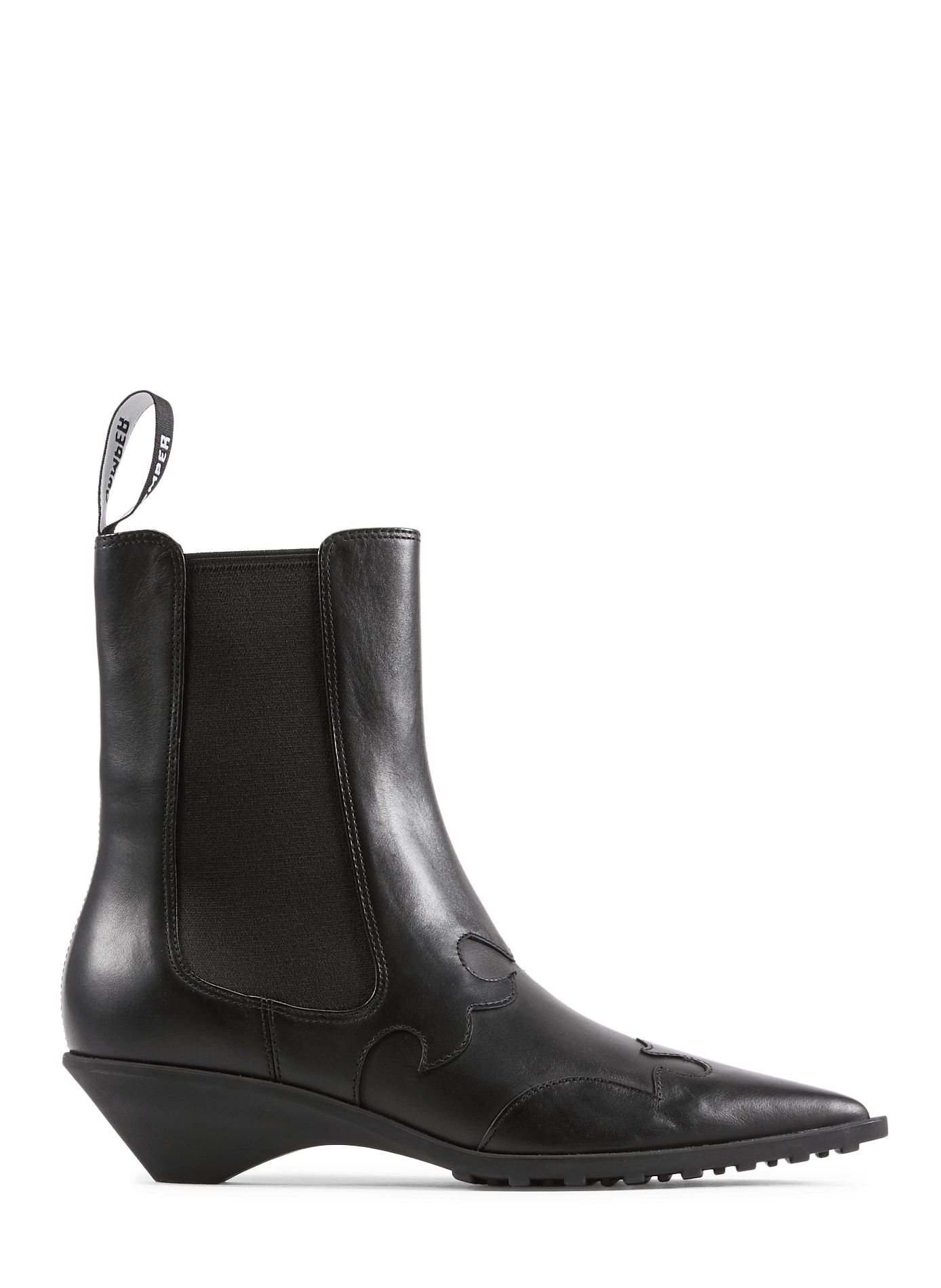 Mixed leather ankle boots CAMPER Black