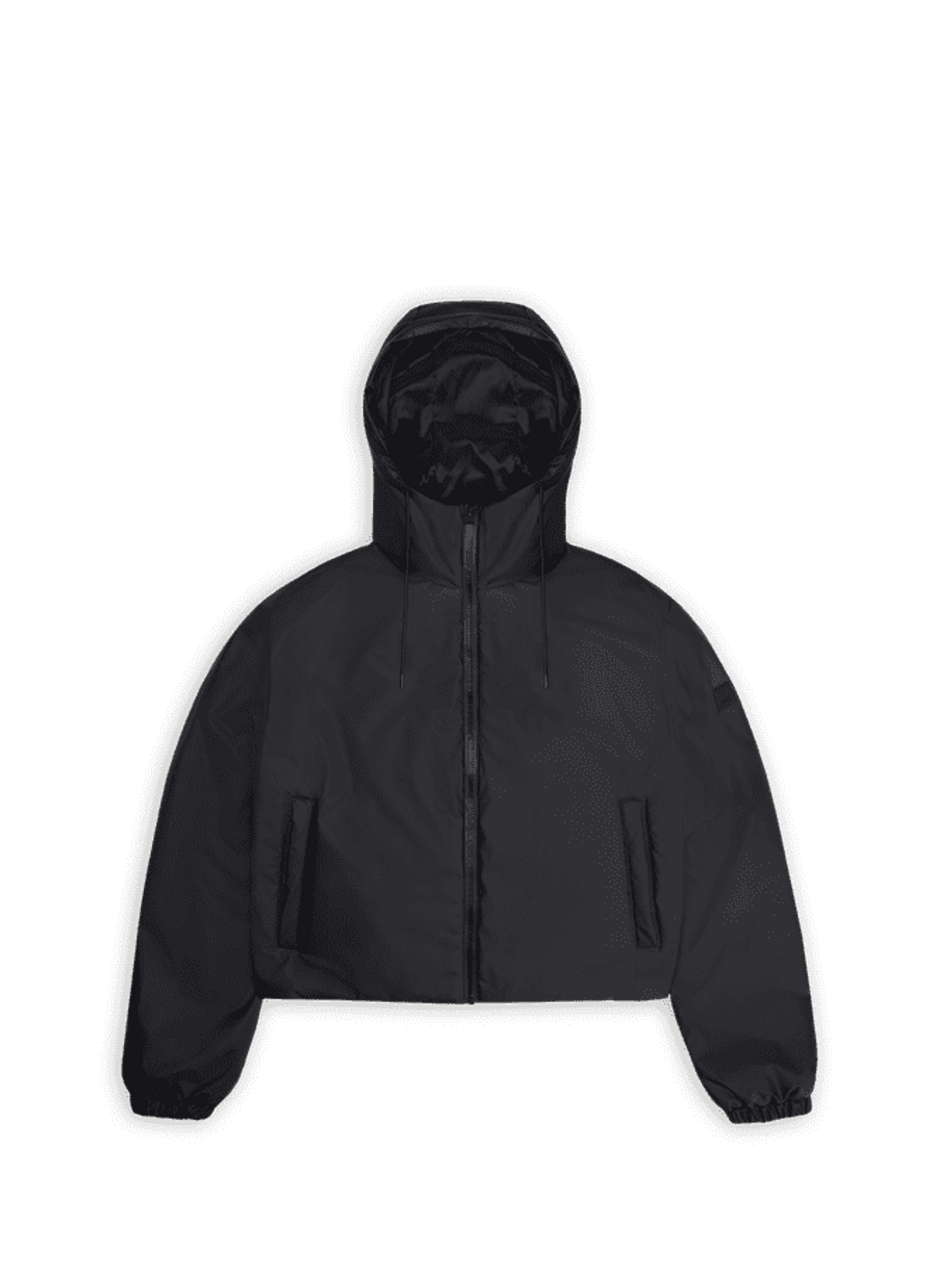Blouson court Lohja à capuche RAINS Noir
