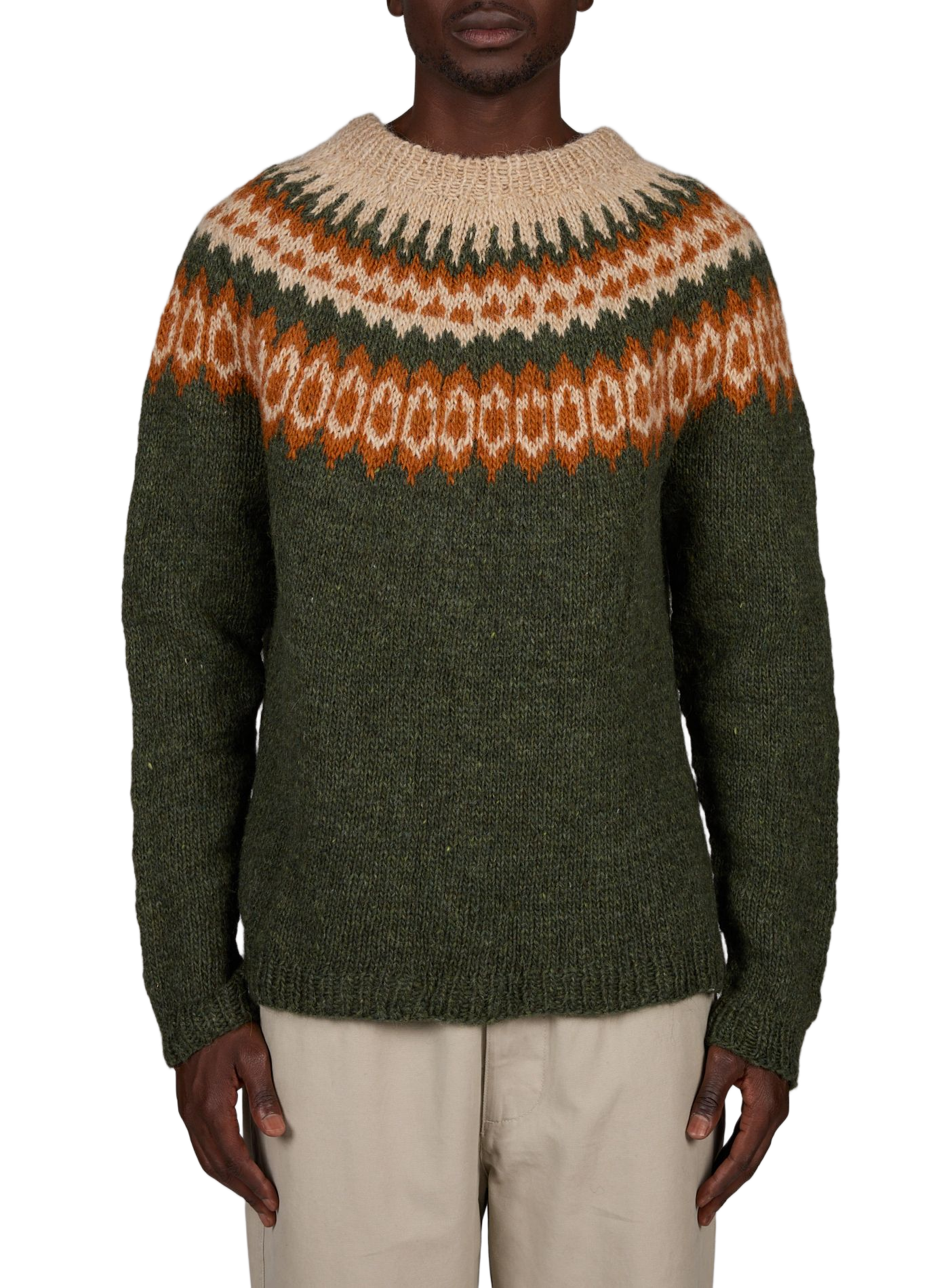 Wool knit sweater RANRA Multicolour