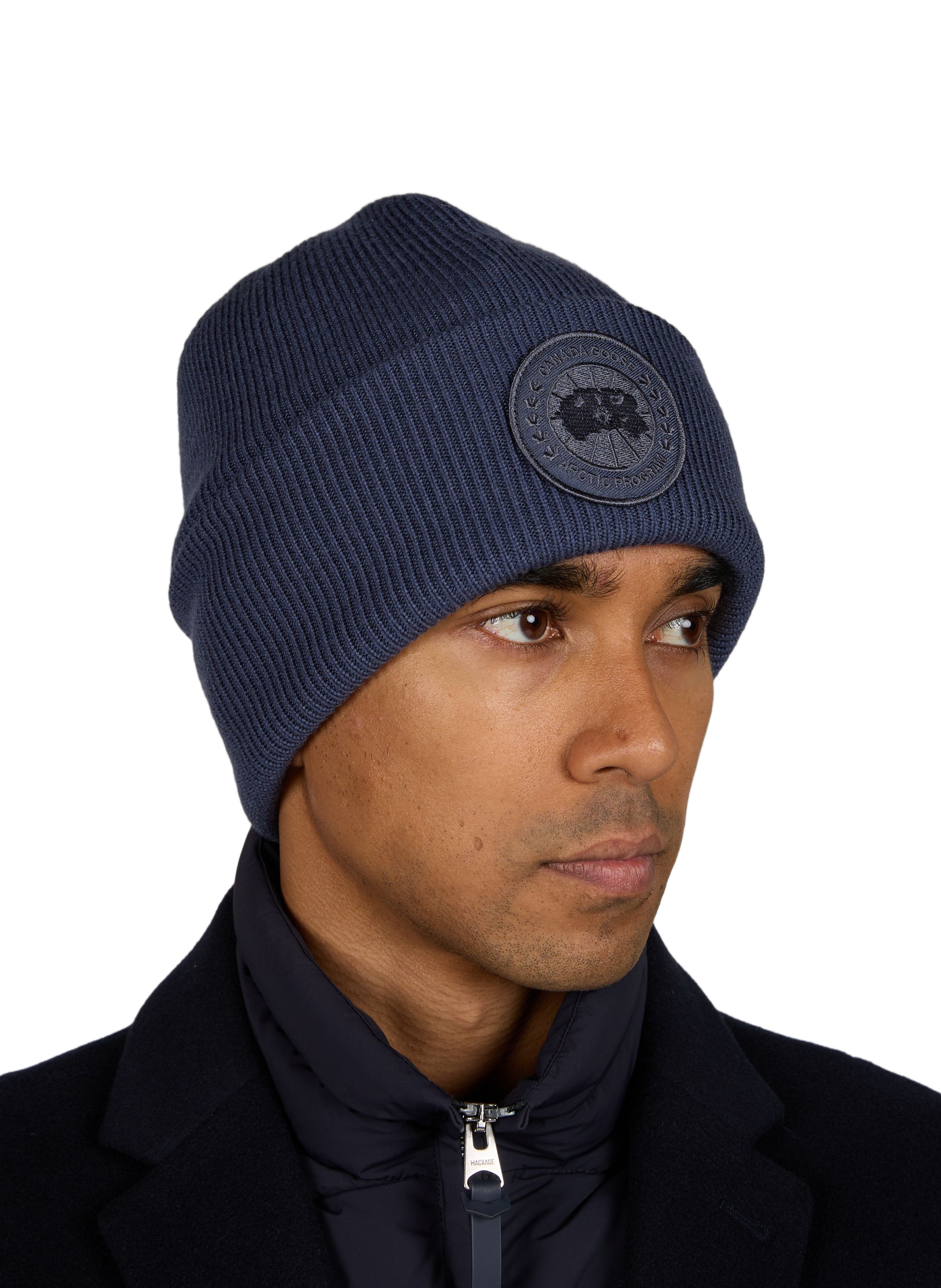 Bonnet Arctic Toque en maille de laine CANADA GOOSE Bleu