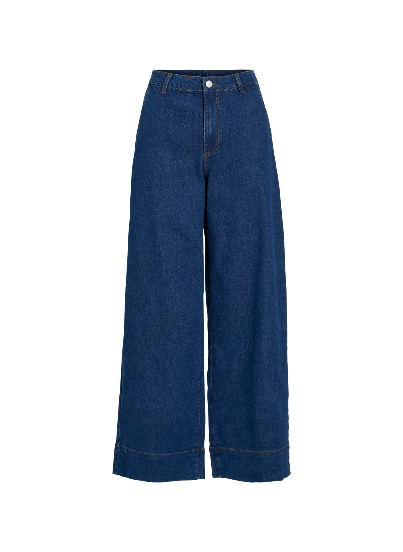 Wide cotton jeans  VILA Blue