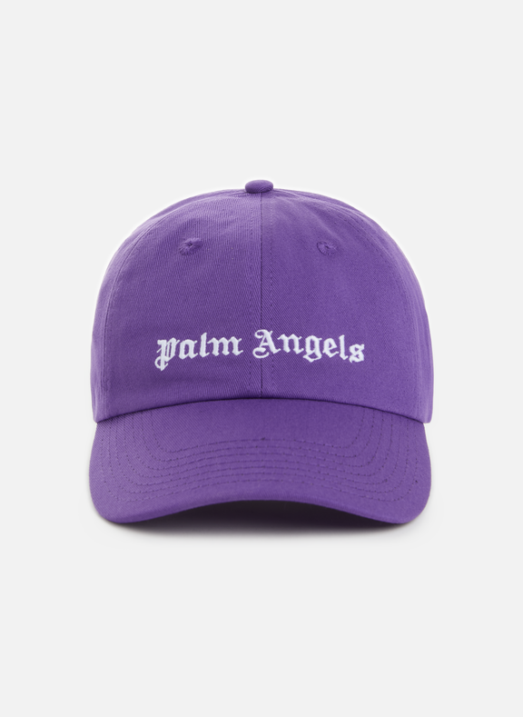 PALM ANGELS Cotton baseball cap Purple