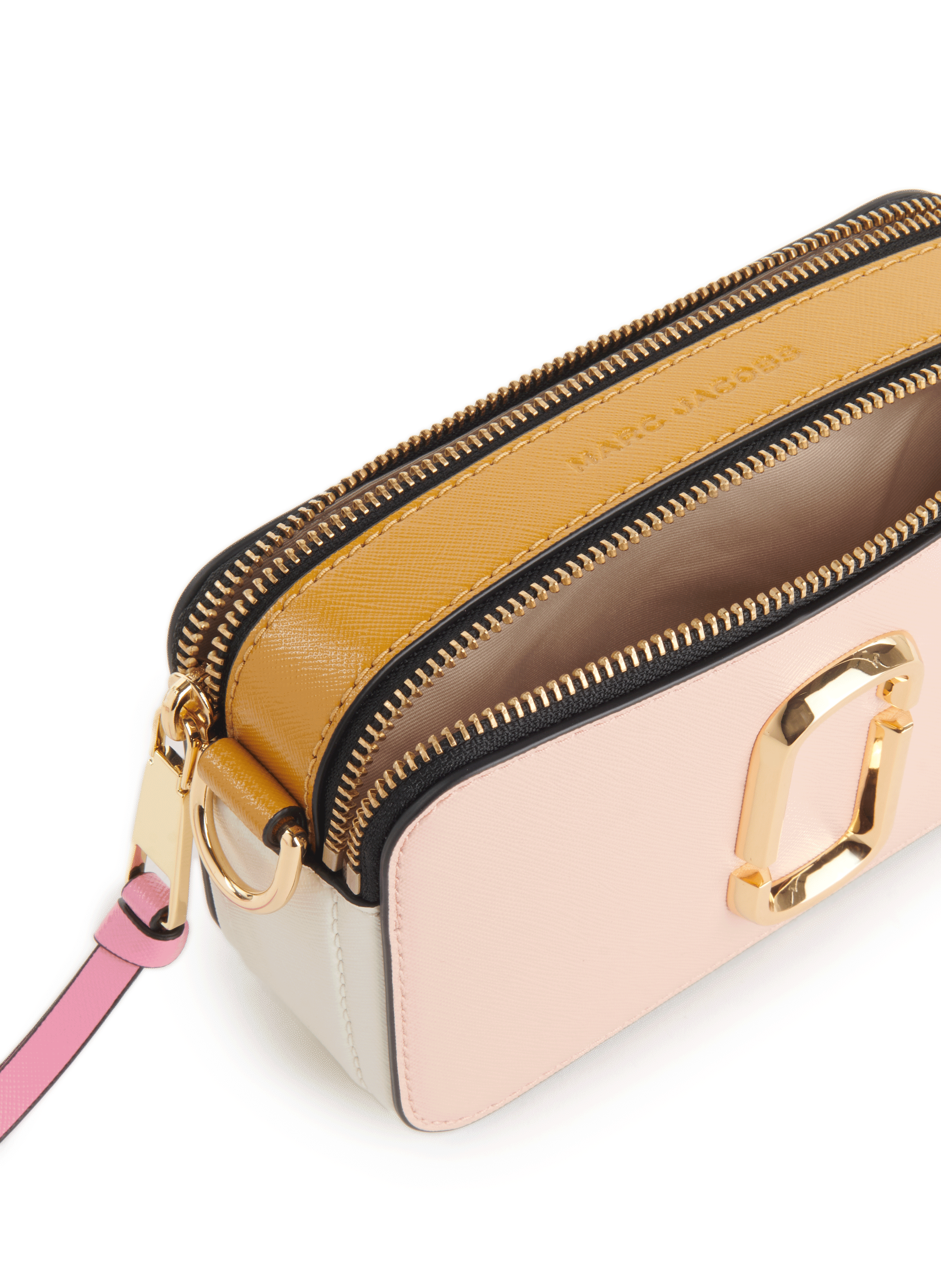 Sac The Snapshot en cuir MARC JACOBS Rose
