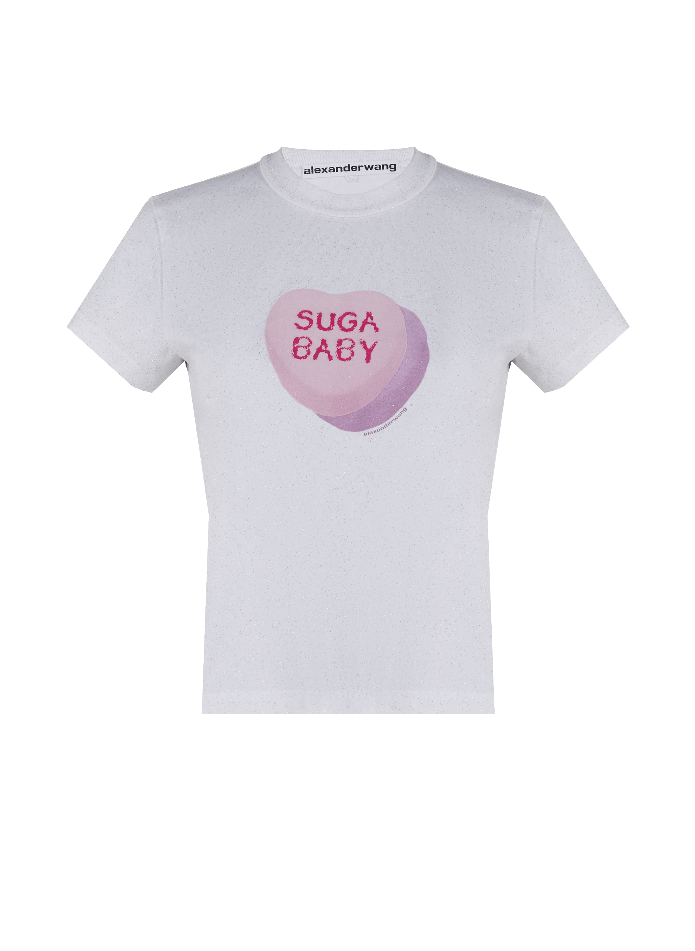 T-shirt en jersey à paillettes