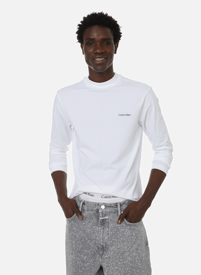 Long-sleeved cotton T-shirt CALVIN KLEIN