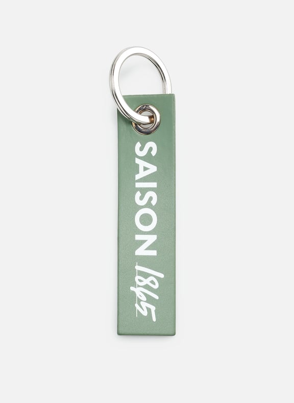 Porte-clés en cuir Vert by SAISON 1865 SAISON 1865 Porte-clés en cuir Vert