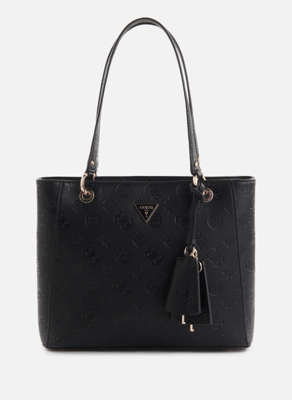 GUESS Jena monogrammed handbag Black