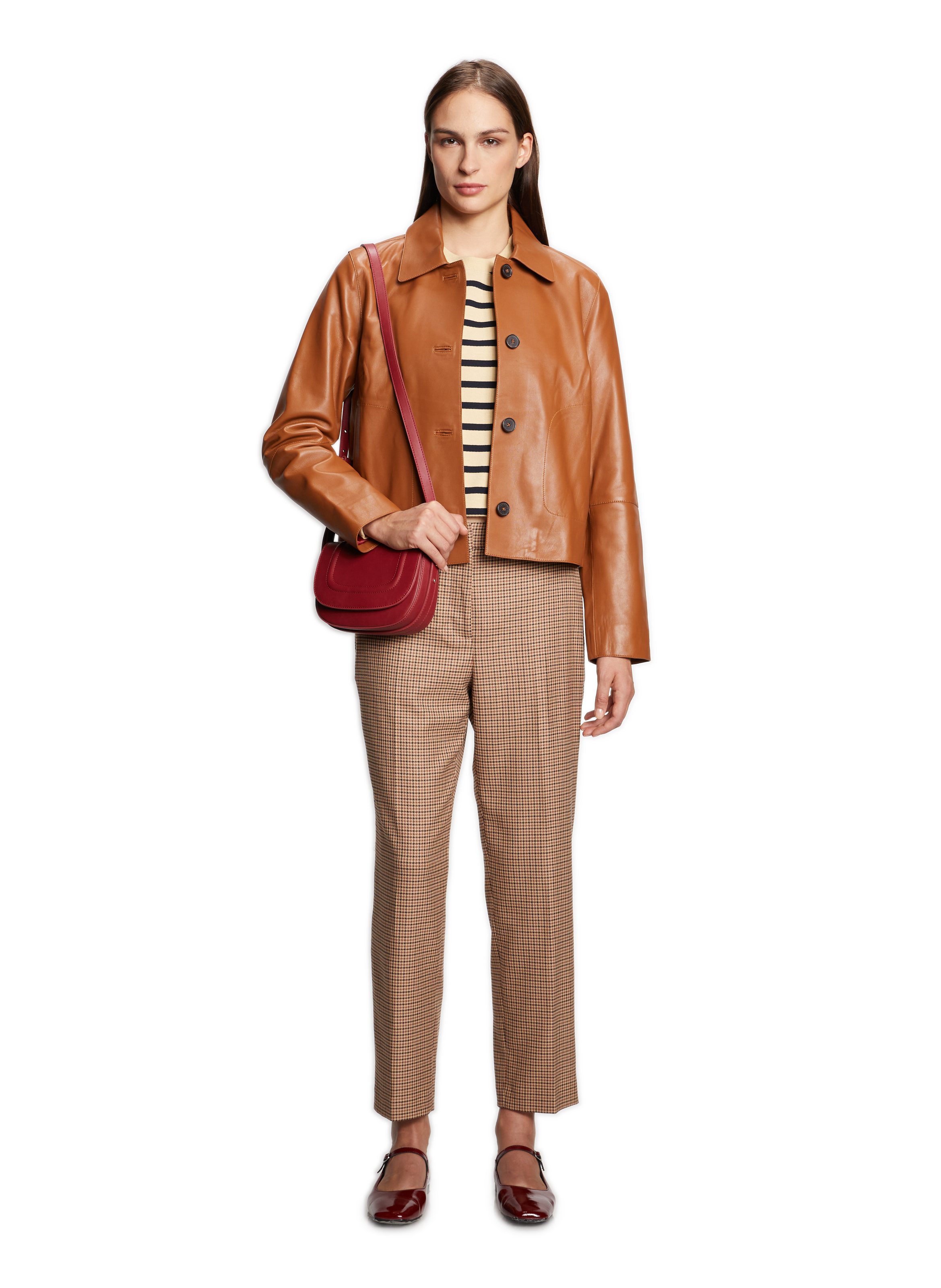 Shoulder bag AU PRINTEMPS PARIS Red