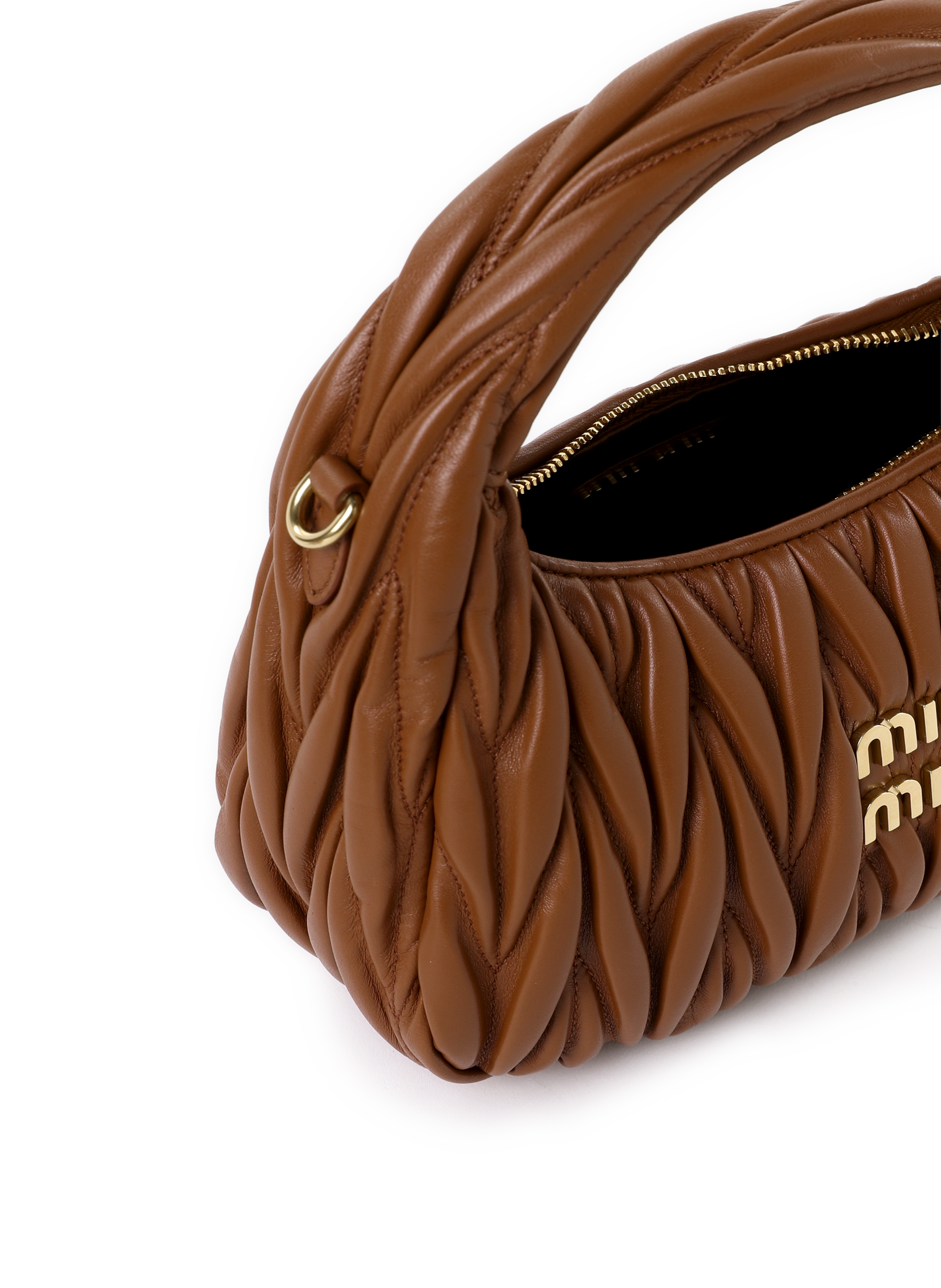 Sac à main Wander matelassé  MIU MIU Marron