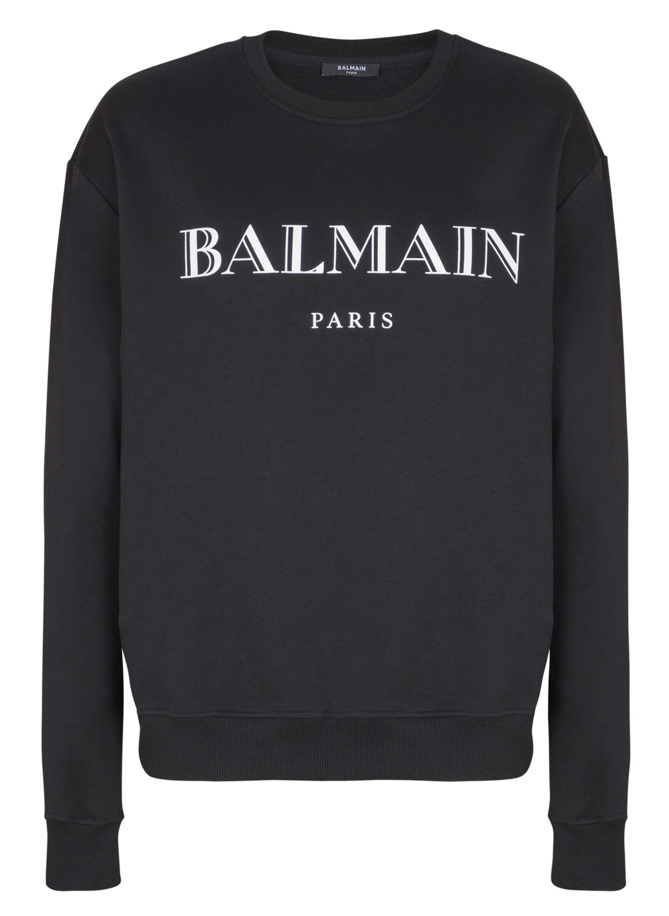 Sweat-shirt imprimé balmain BALMAIN Noir