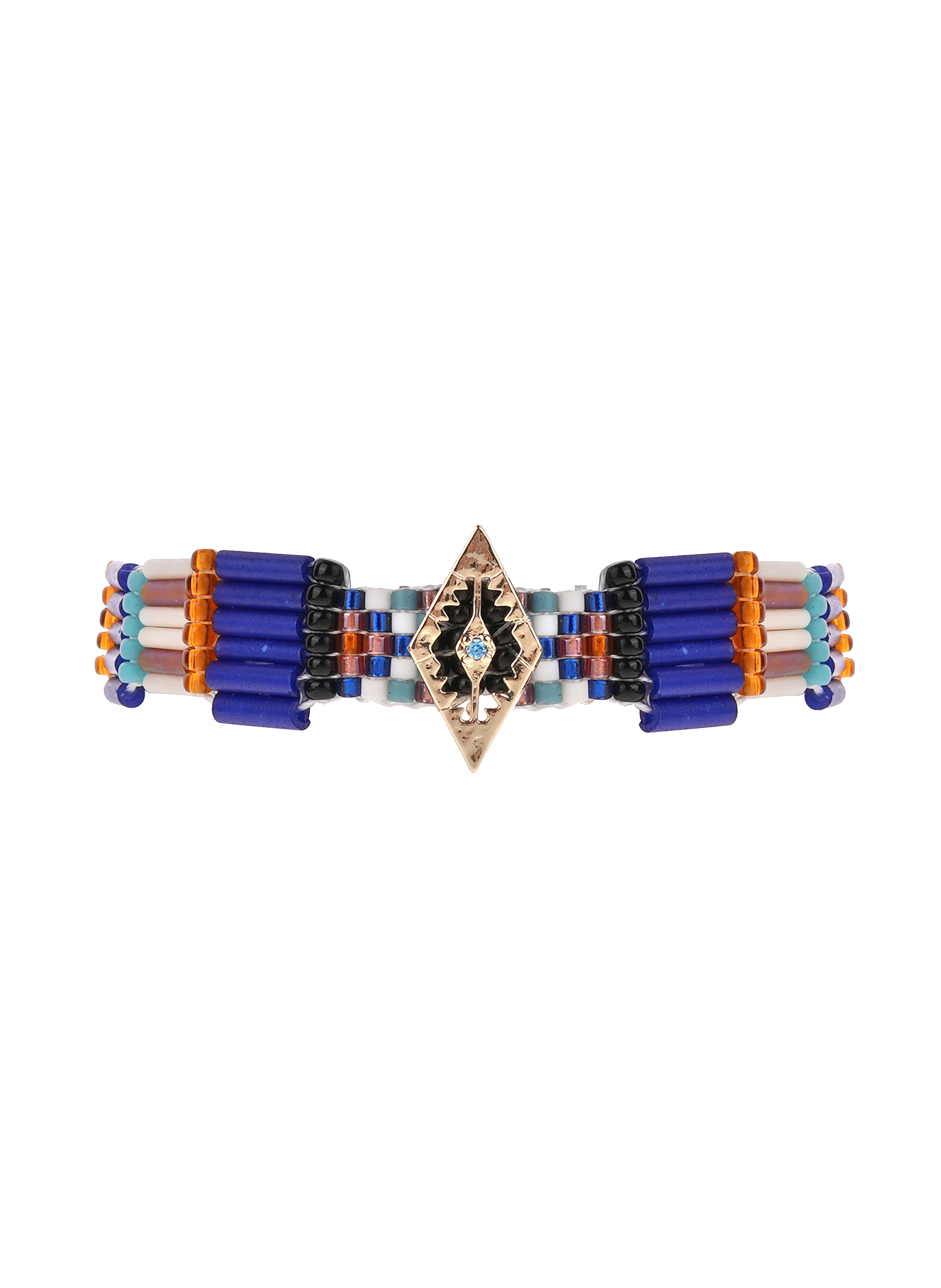 Bracelet de perles réglable kaia HIPANEMA Bleu