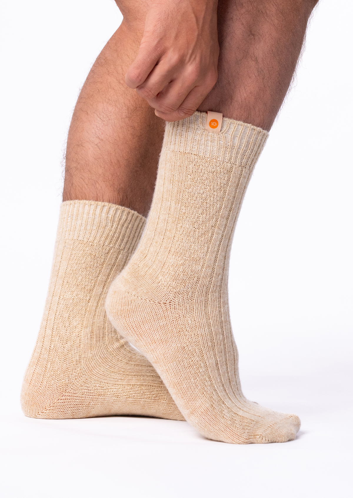 Chaussettes en laine BILLYBELT Beige