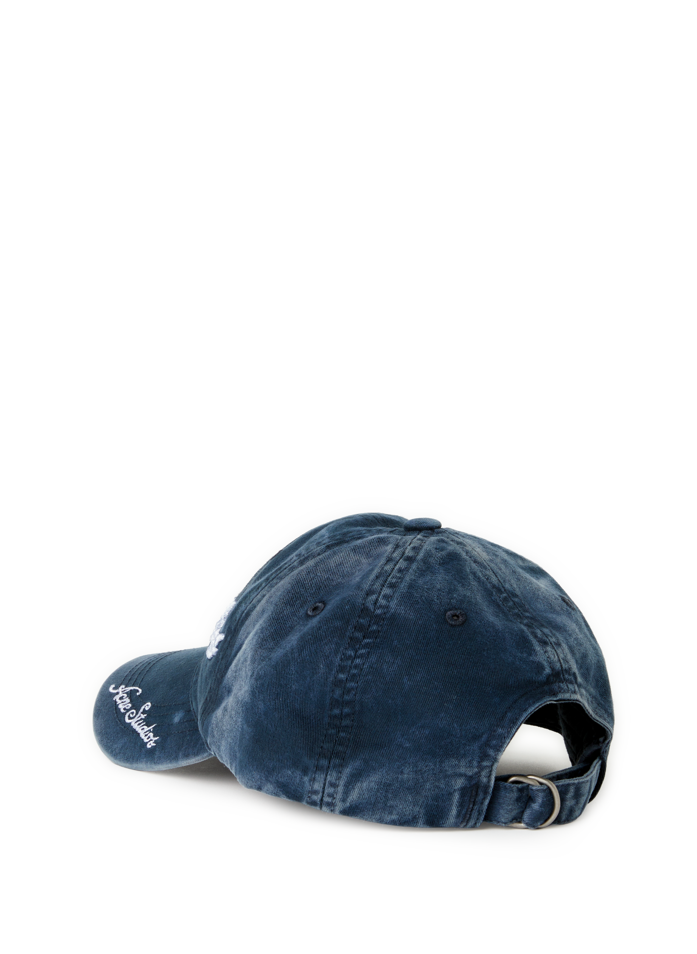 Cotton Logo Baseball Cap ACNE STUDIOS Blue