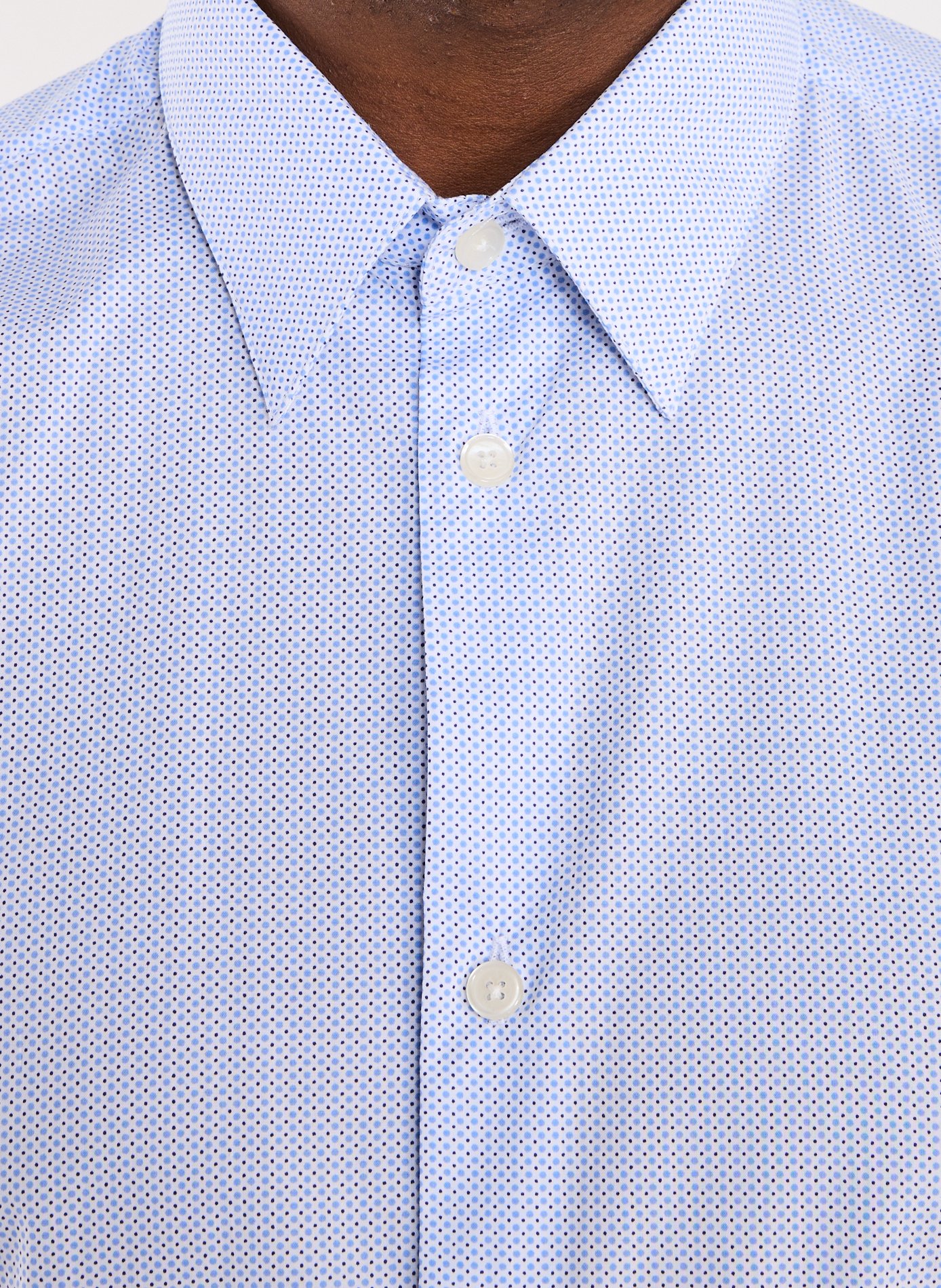 Cotton shirt AU PRINTEMPS PARIS Blue