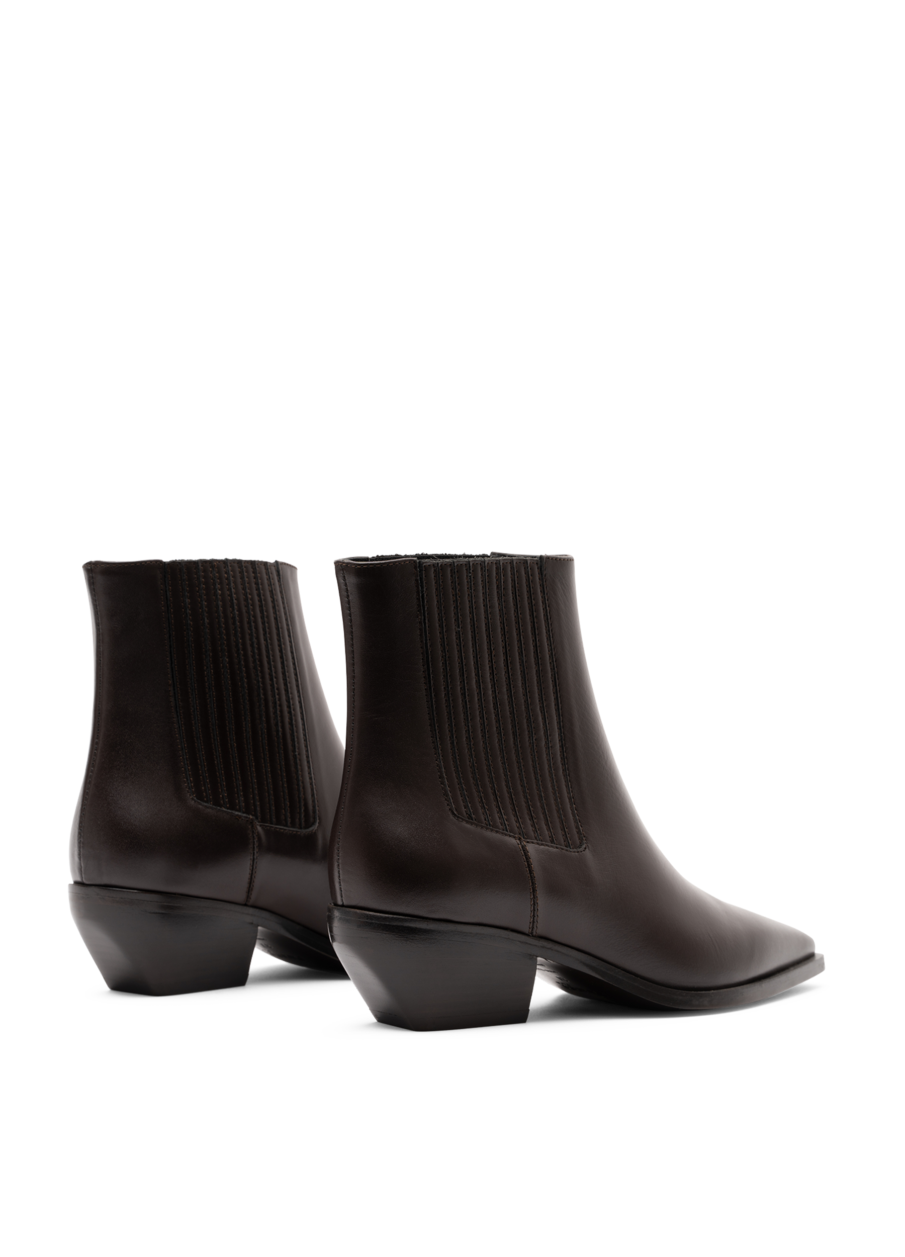 Bottines kira en veau lisse PARALLELE Marron