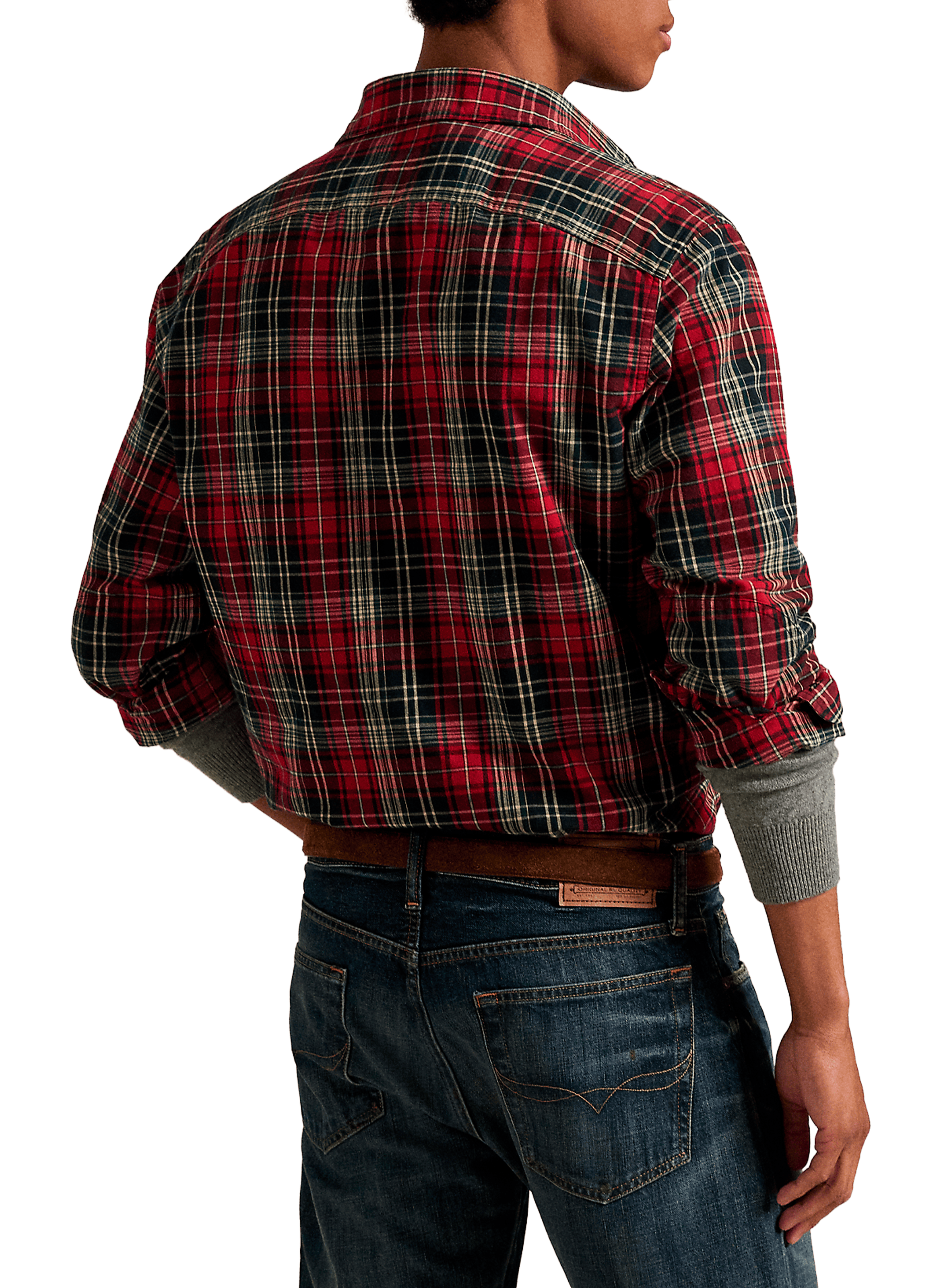 Chemise col classique manches contrastantes en coton POLO RALPH LAUREN Multicolour