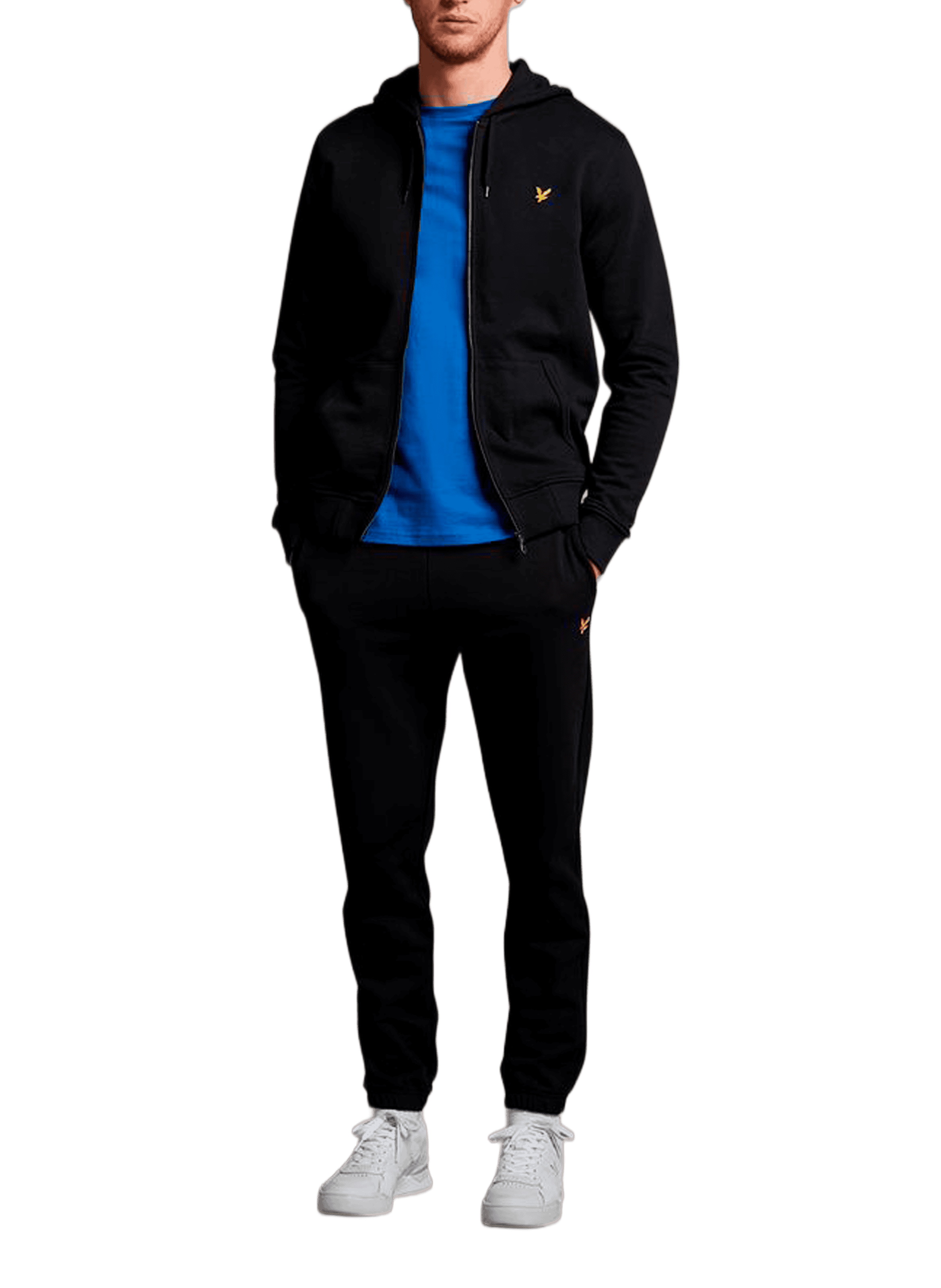 LYLE & SCOTT Cotton joggers Black