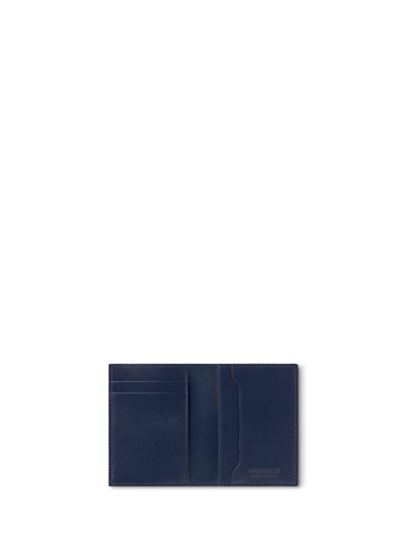  Leather card holder MONTBLANC Blue