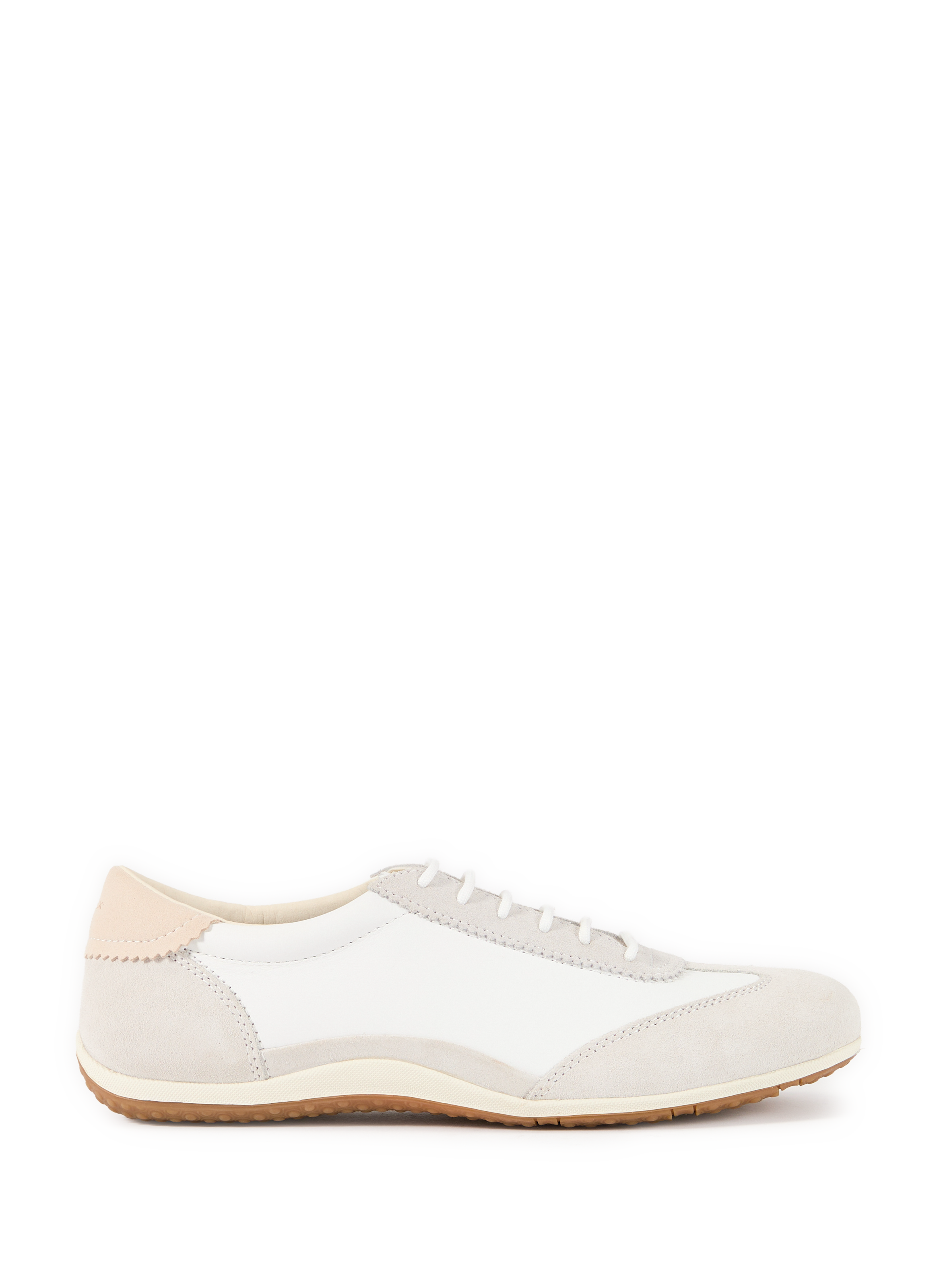Baskets Vega en cuir GEOX Blanc