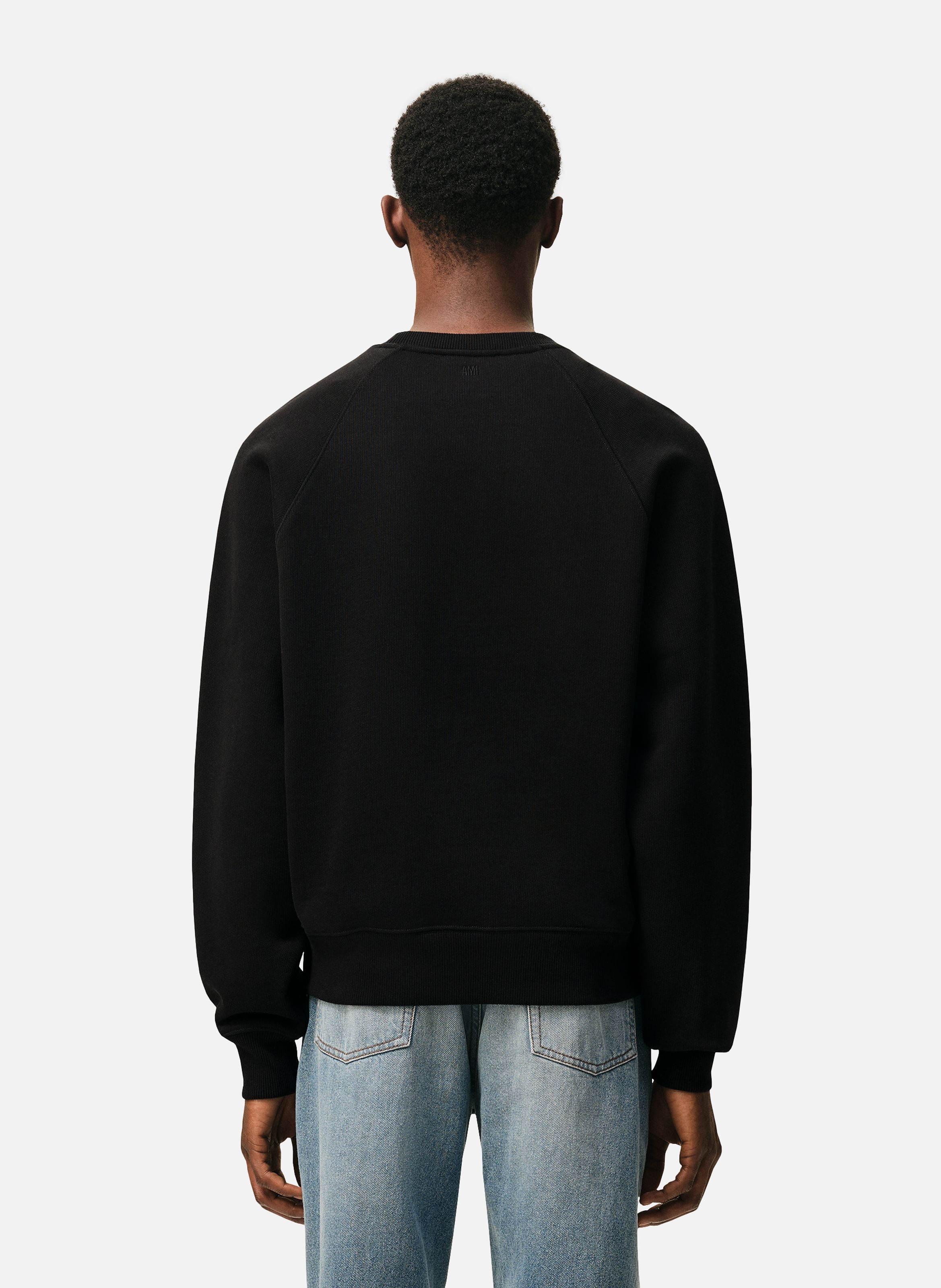 Sweatshirt Ami De Coeur En Coton unisexe AMI PARIS Noir