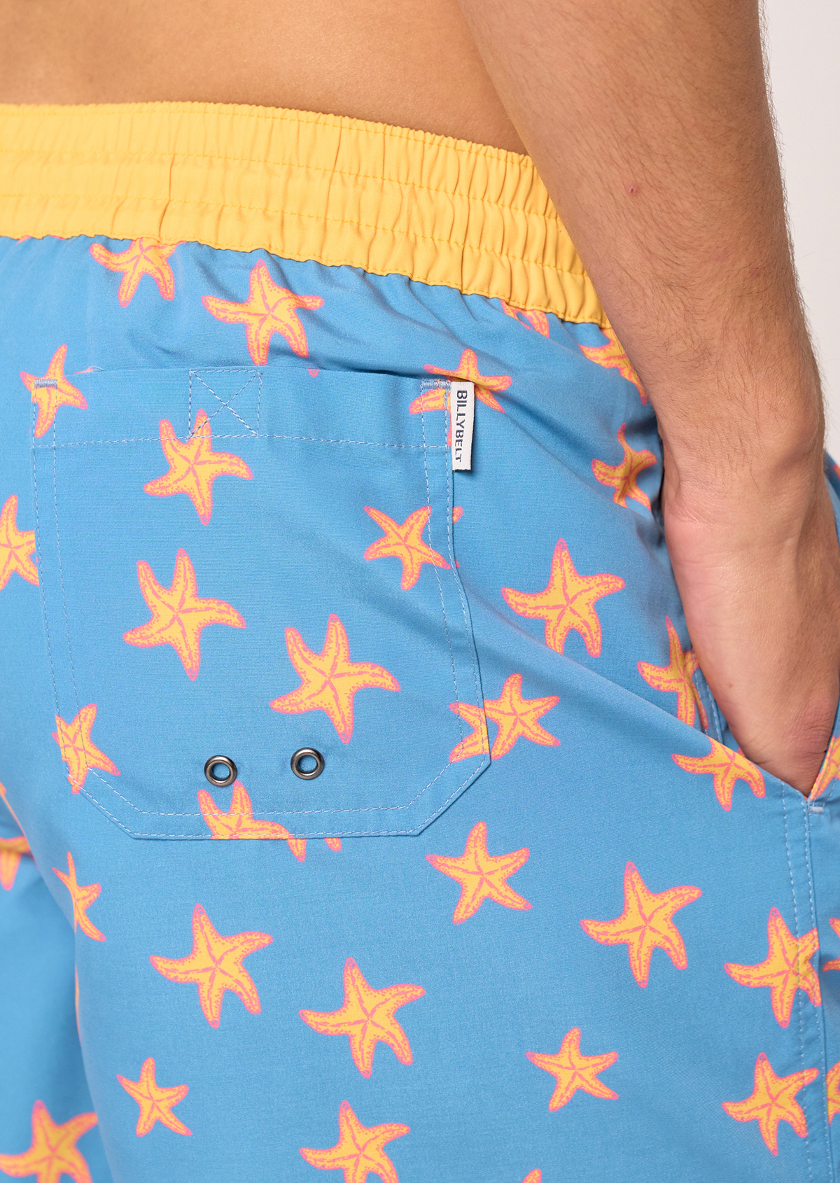 Short de bain en polyester recyclé BILLYBELT Bleu