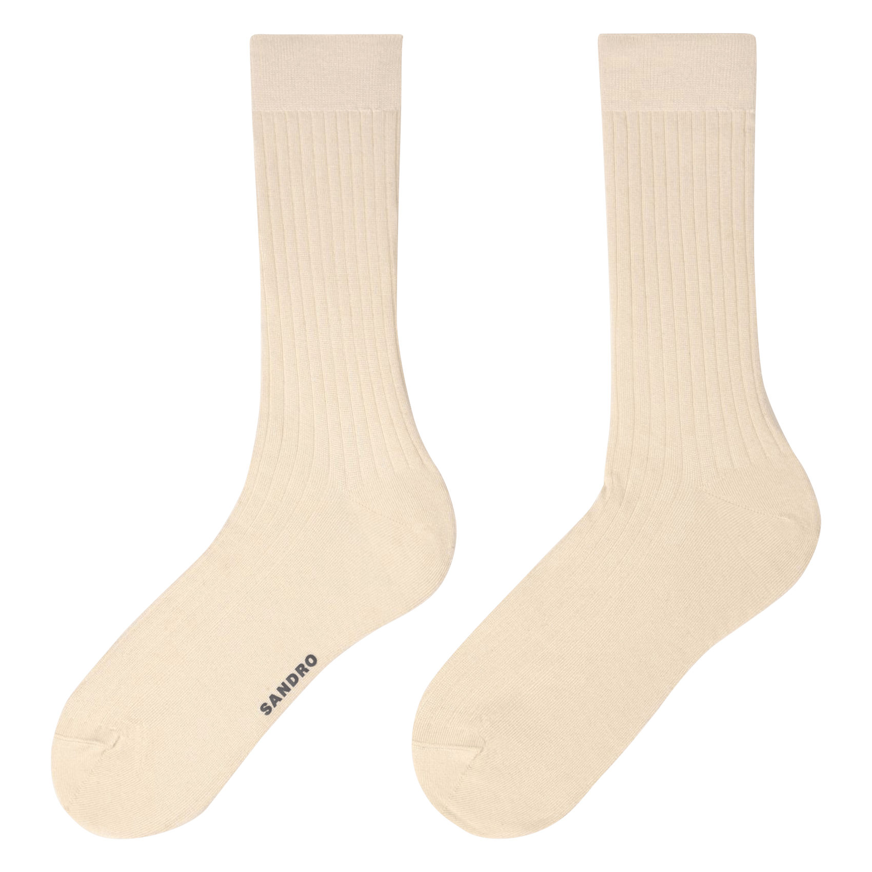 Chaussettes en soie mélangée SANDRO Beige