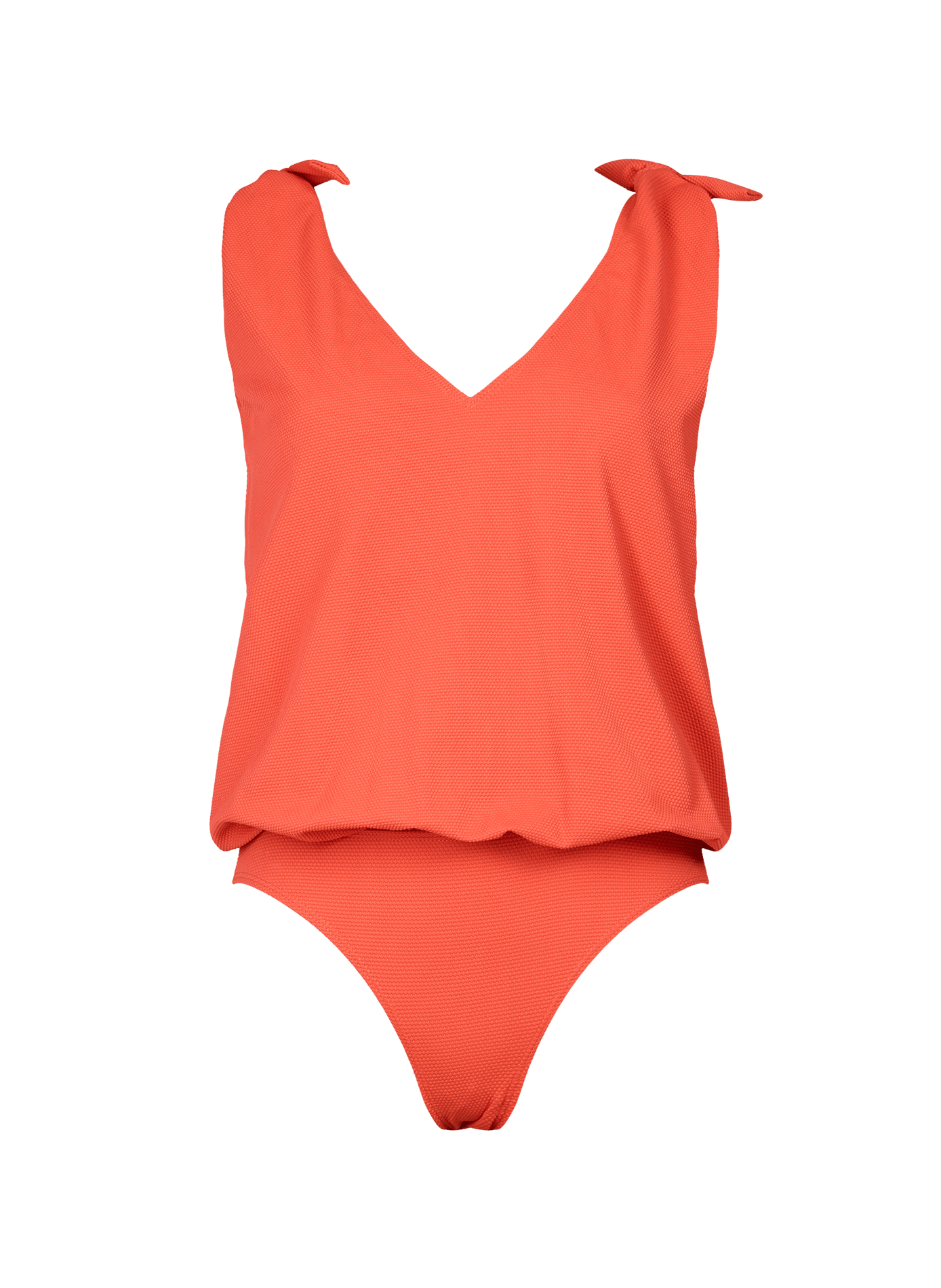 Camille lemon printed swimsuit CALIPIGE Orange