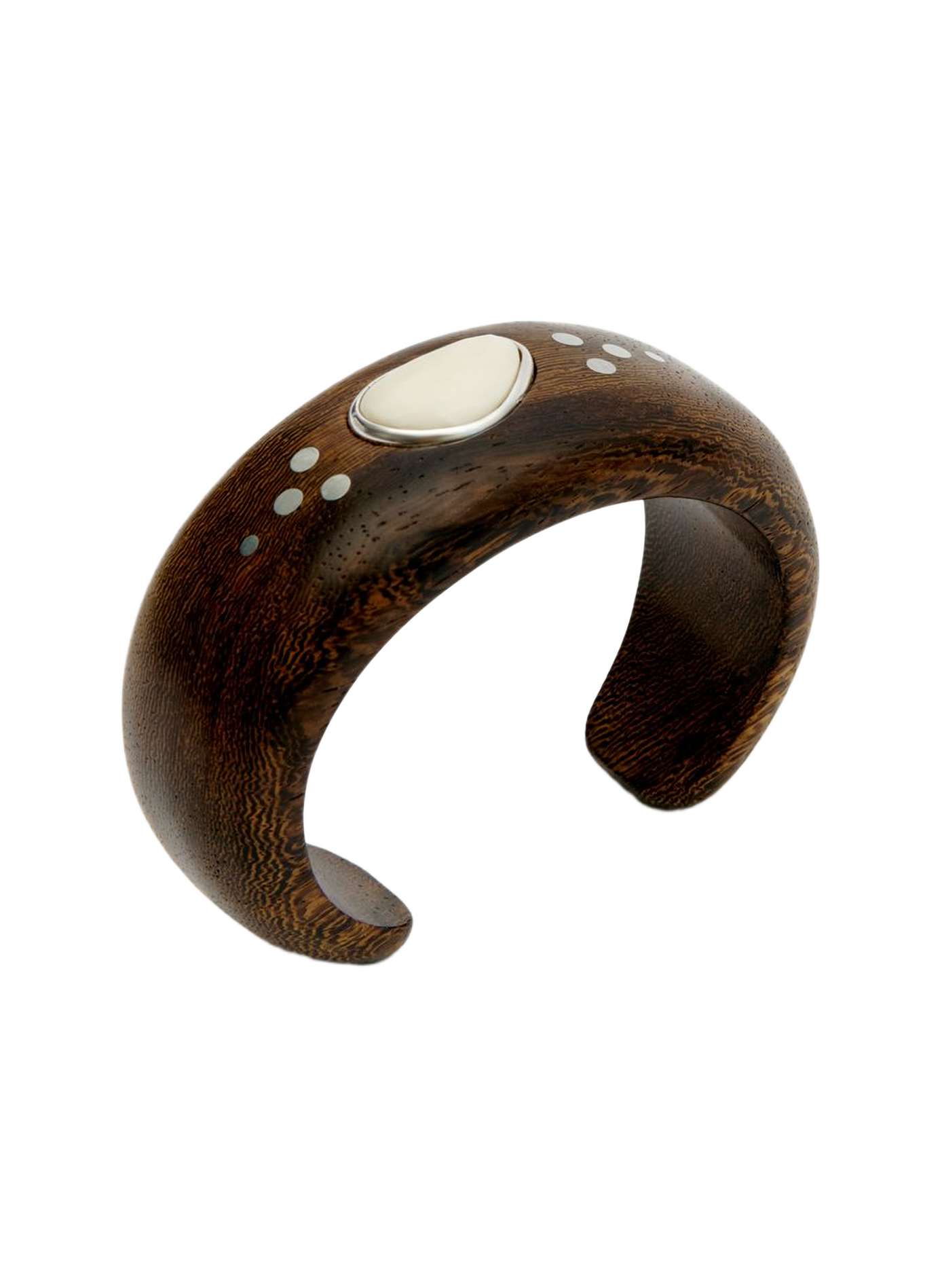 Armband Layla aus Holz und Büffelknochen ISABEL MARANT Mehrfarbig