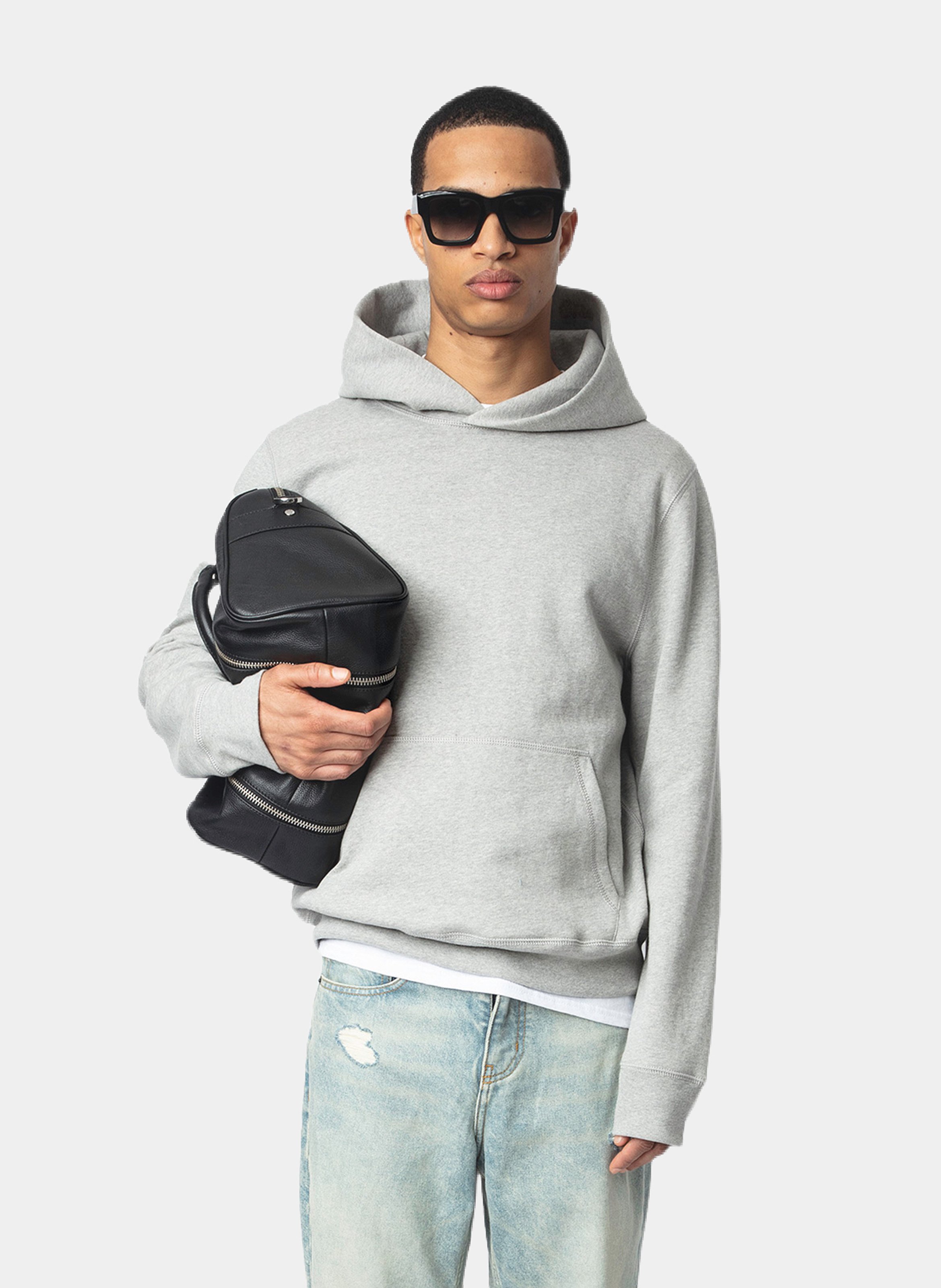 Sweat à capuche droit en coton sanchi ZADIG&VOLTAIRE Gris