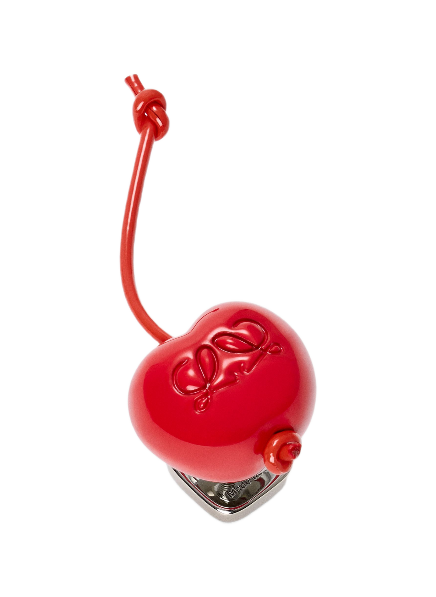Cherry Brooch Anagram LOEWE Red