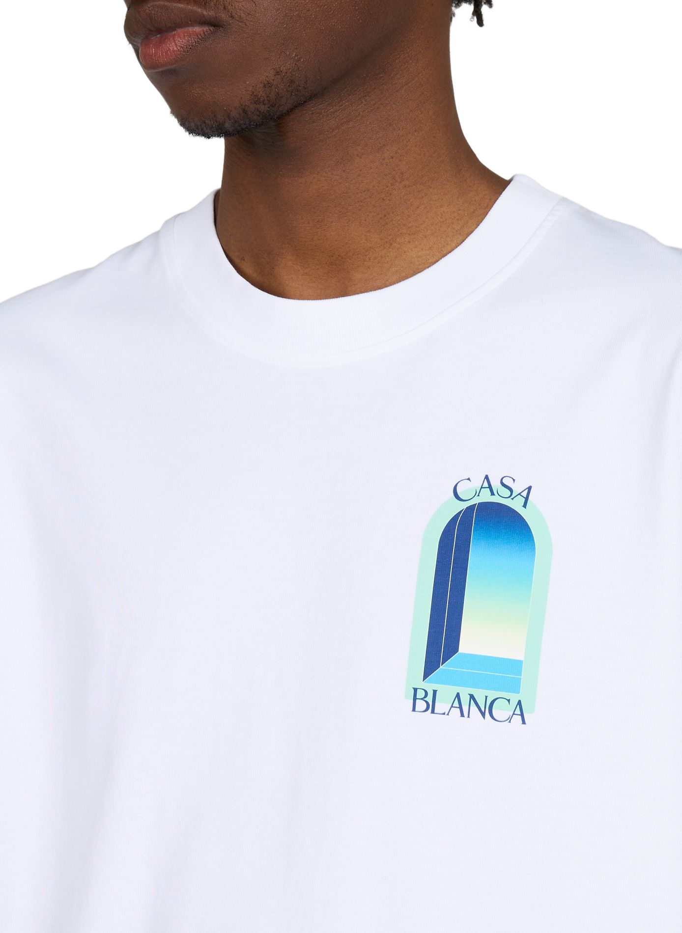 T-shirt L'Arche recht van katoen CASABLANCA PARIS Veelkleurig