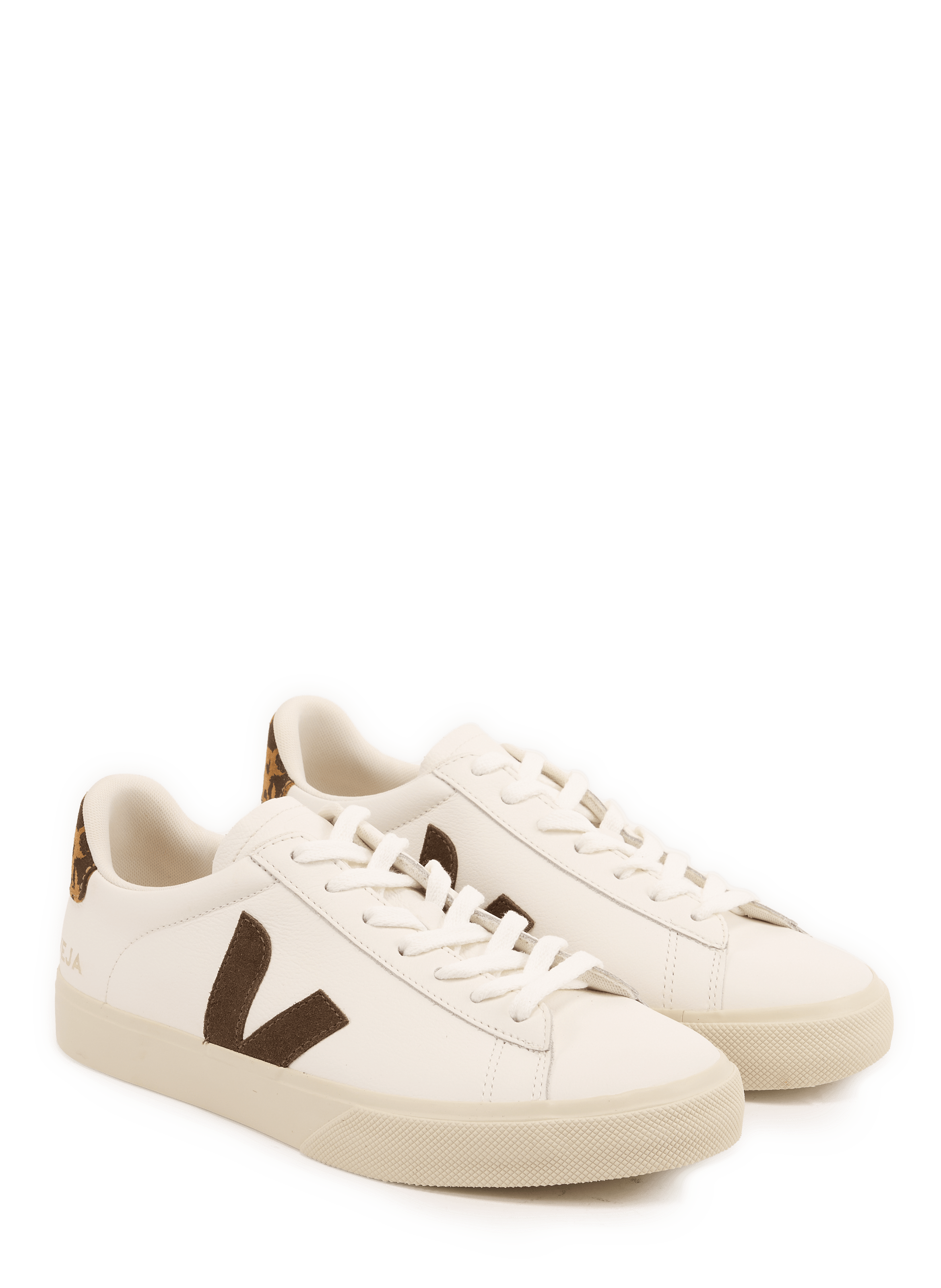 Sneakers Campo in leer VEJA Wit