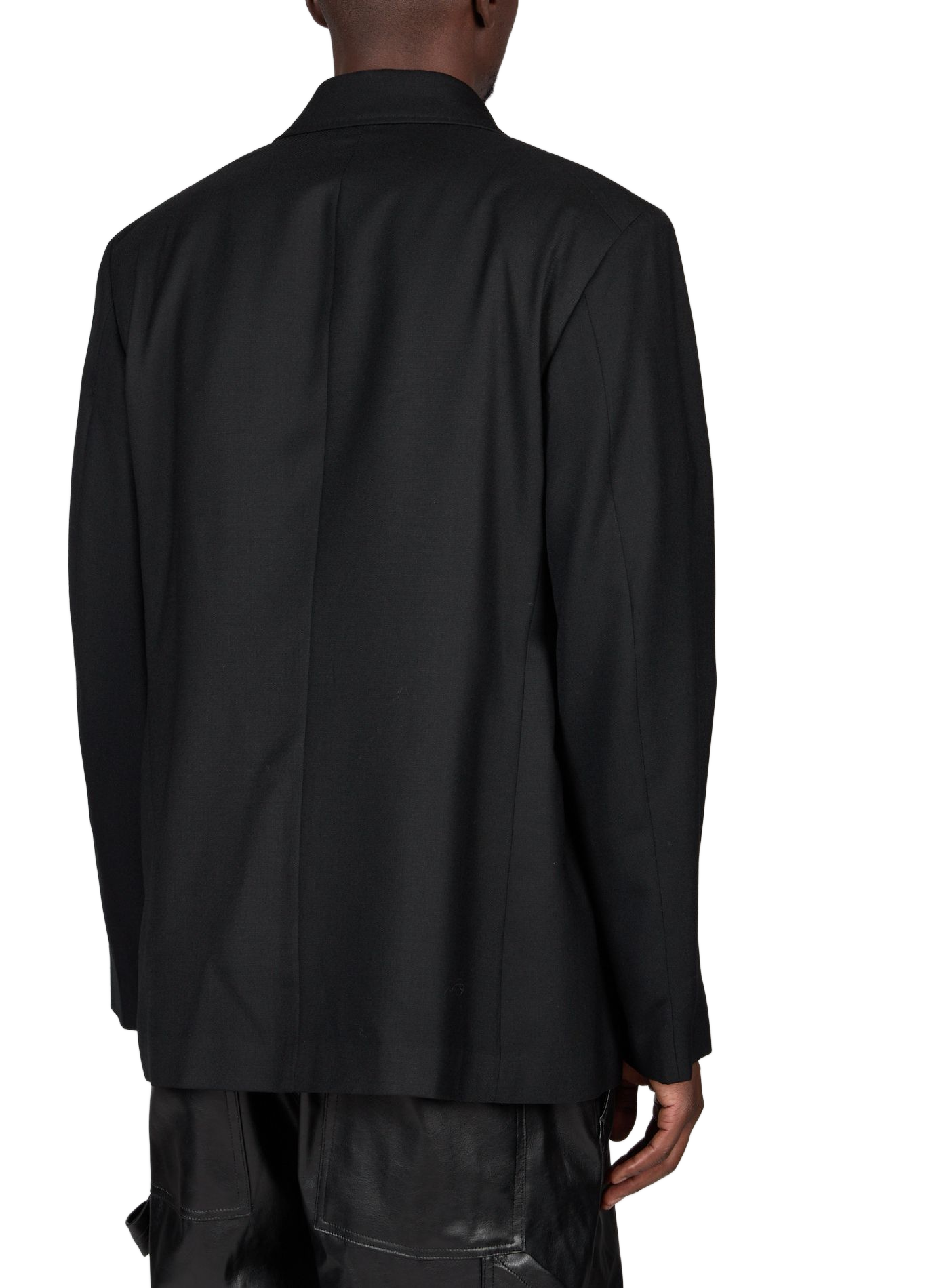 Straight wool blazer with a tailored collar OUR LEGACY Black