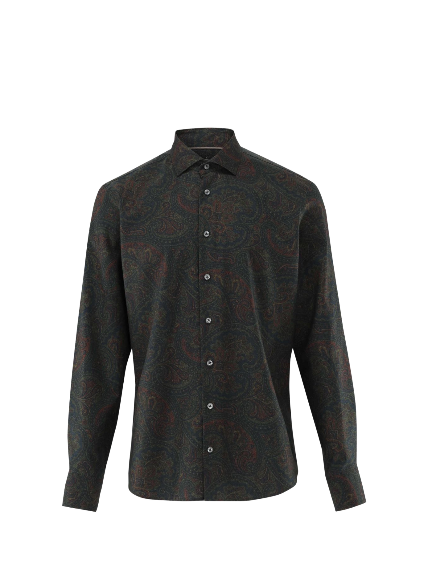 Slim-Fit-Hemd mit Print aus Baumwolle VAN LAACK Grun