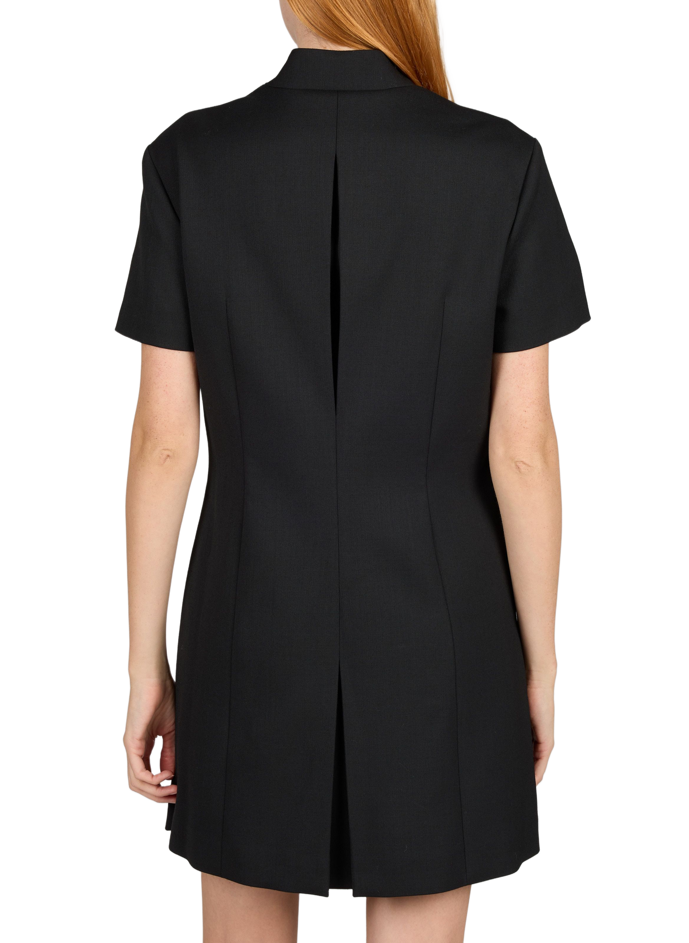 Short mandarin-collar dress COPERNI Black