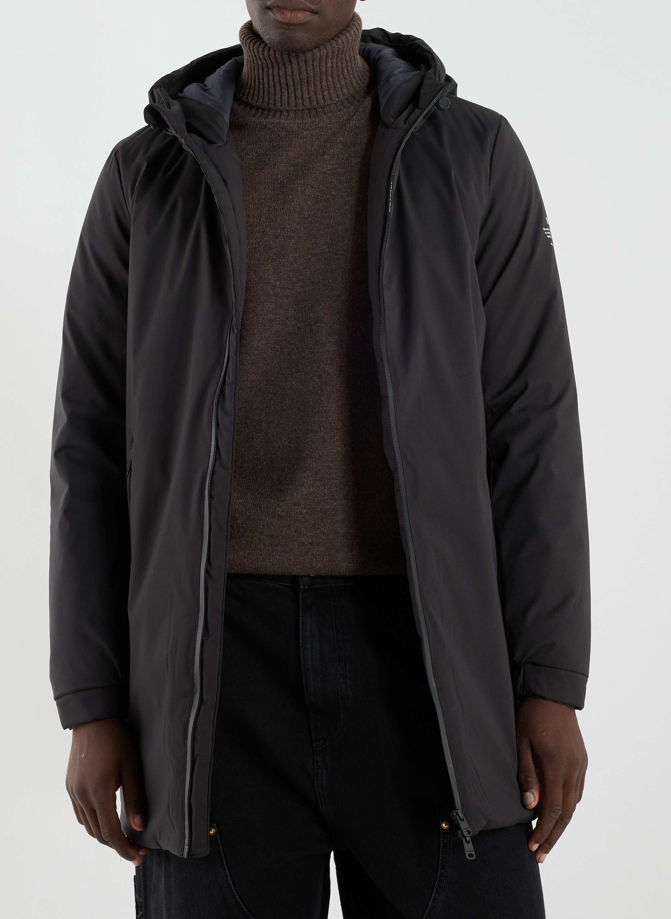 Mittellanger Parka ECOALF Schwarz