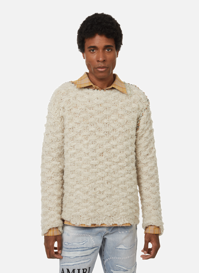 ACNE STUDIOS wool-blend crochet sweater