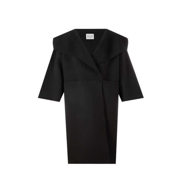 Totême Wool And Cashmere Coat In Black