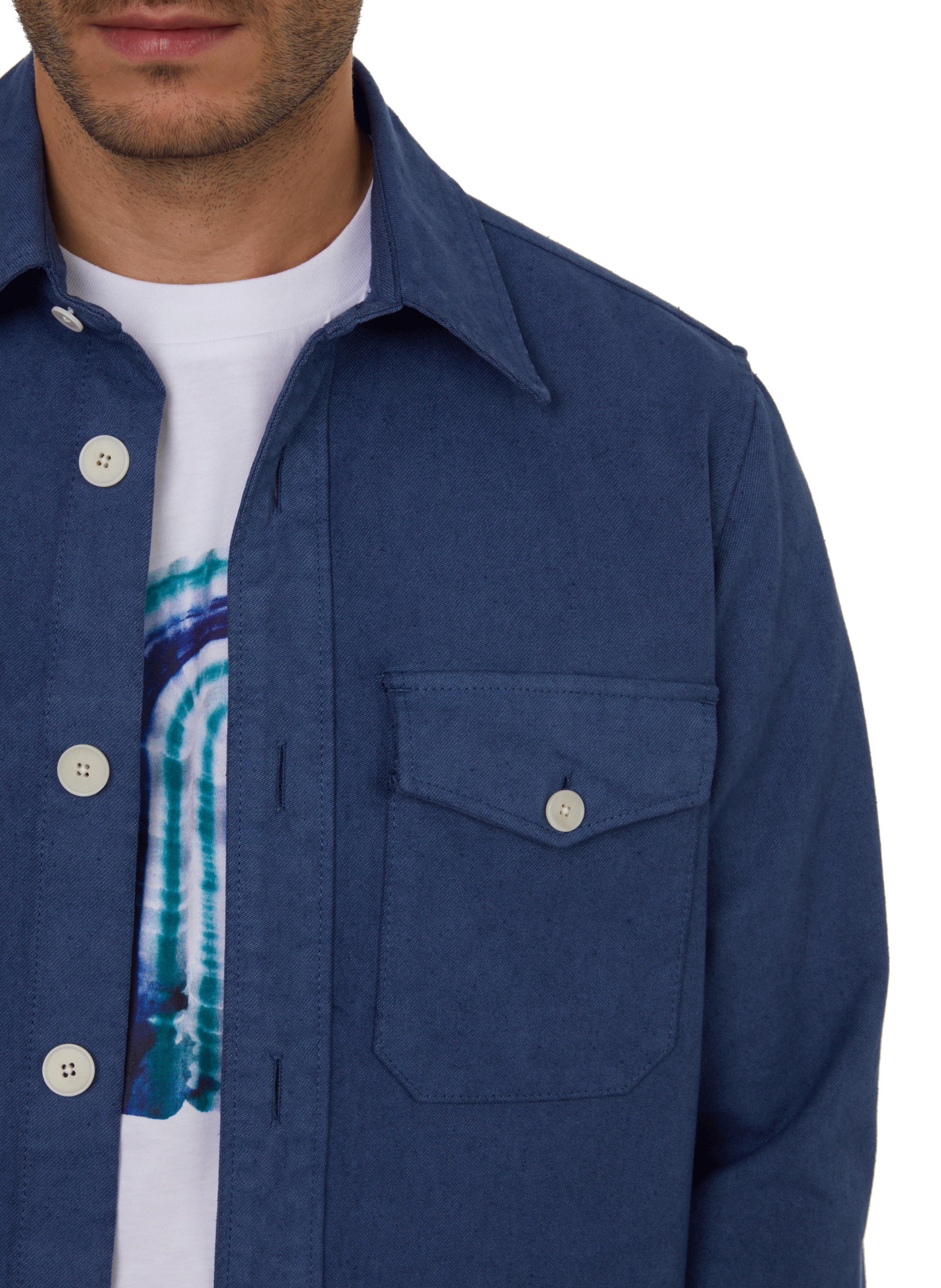 Cotton shirt  EDITIONS 102 Blue