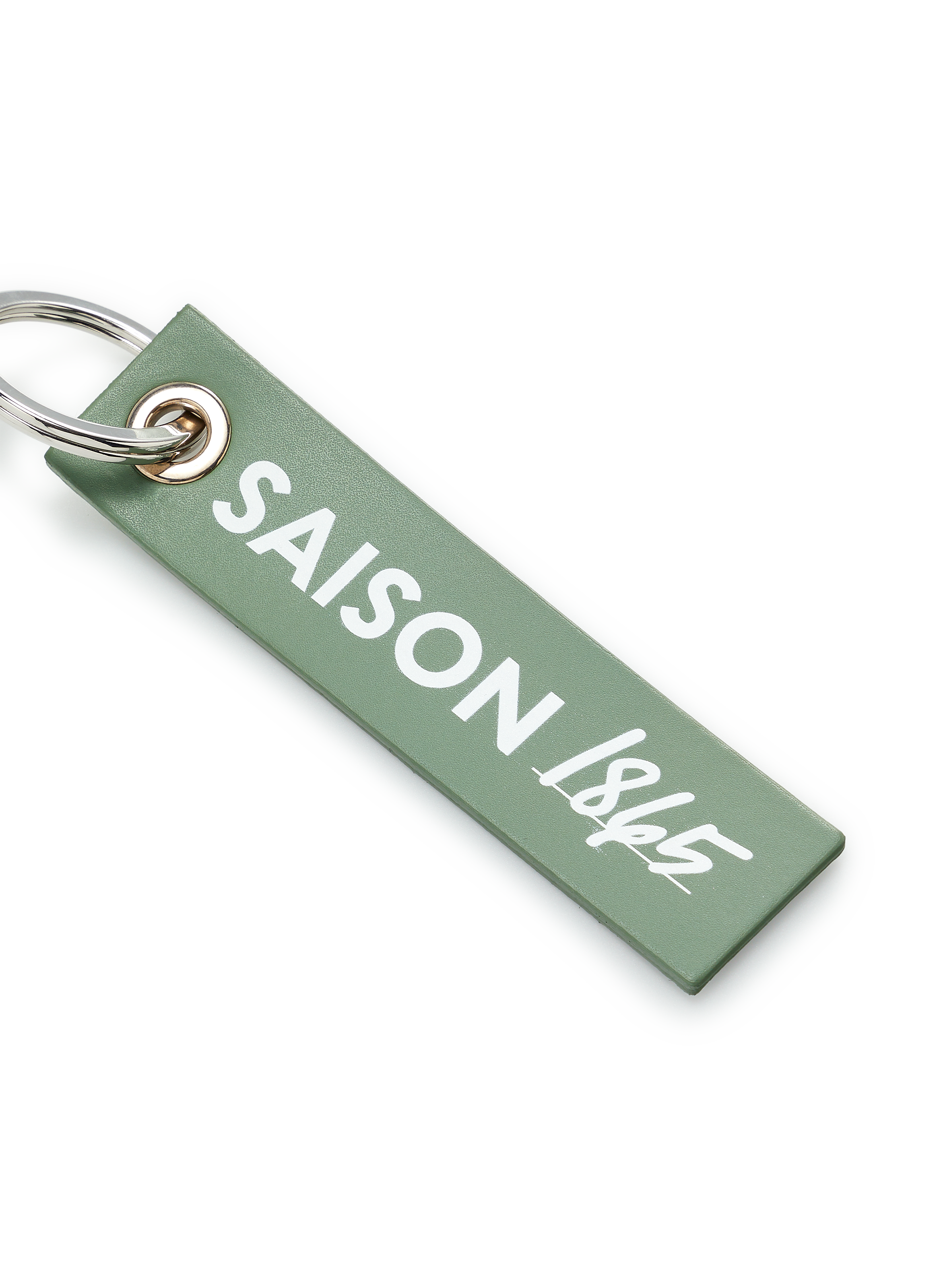 Leather keyring SAISON 1865 Green