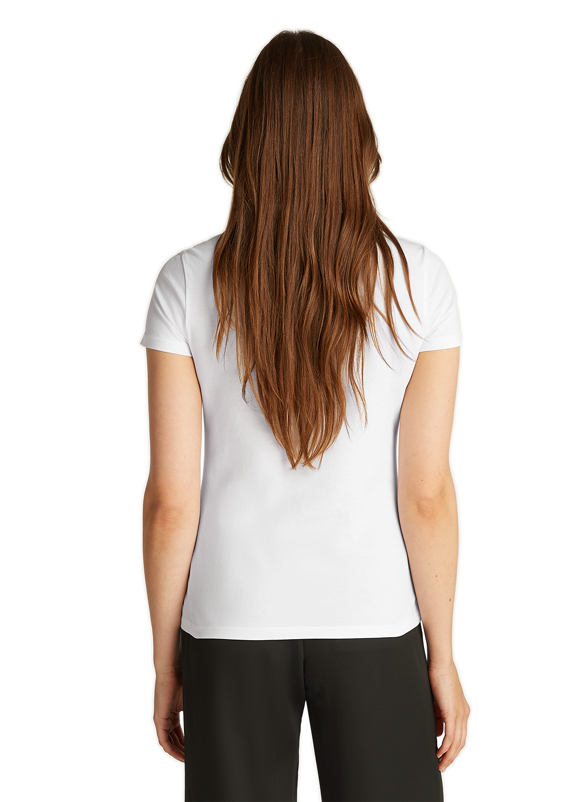 T-shirt ajusté à logo  CALVIN KLEIN Blanc